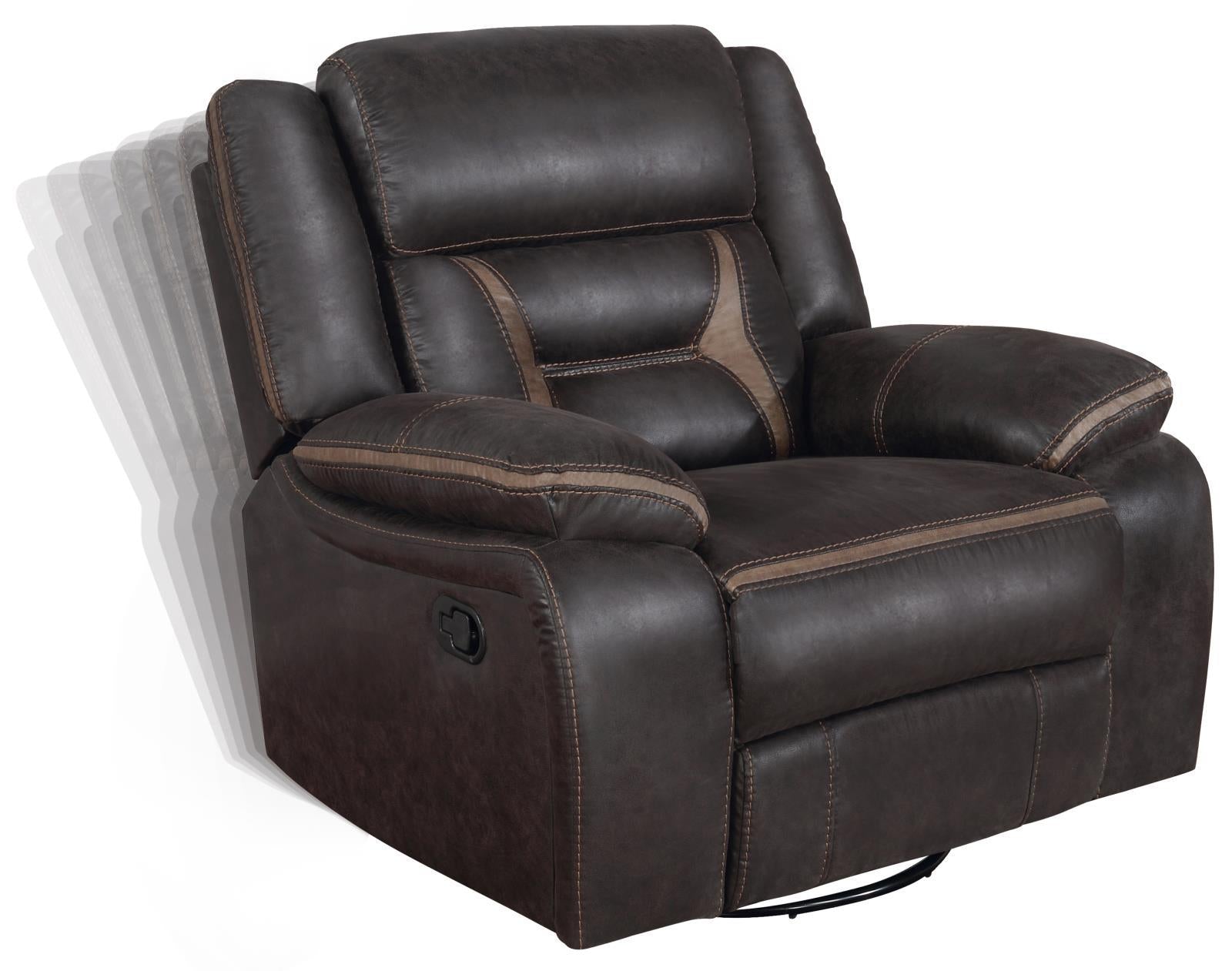 Greer Upholstered Tufted Back Glider Recliner - Luxury Home Furniture (MI)