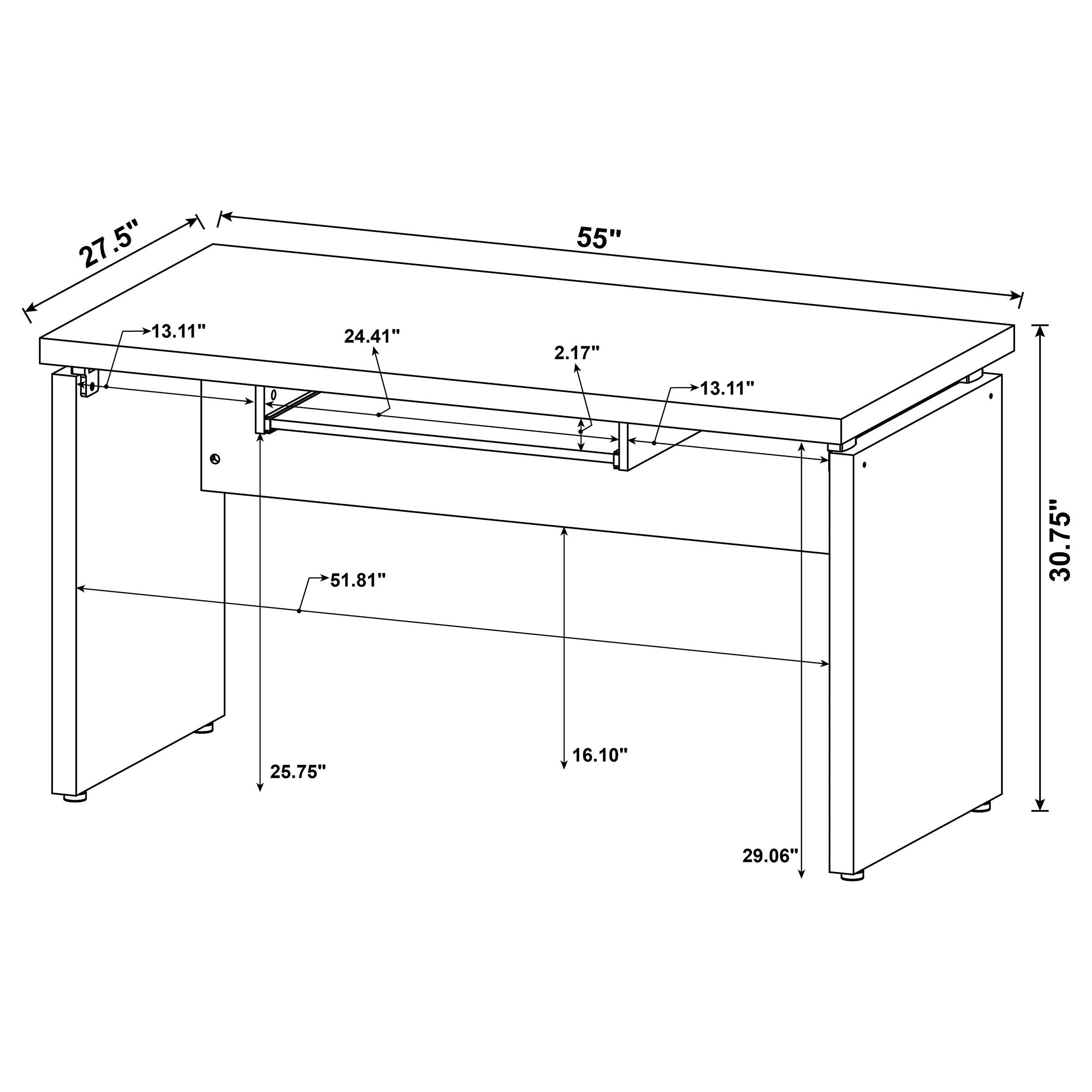 Skylar Desk Sets - Luxury Home Furniture (MI)