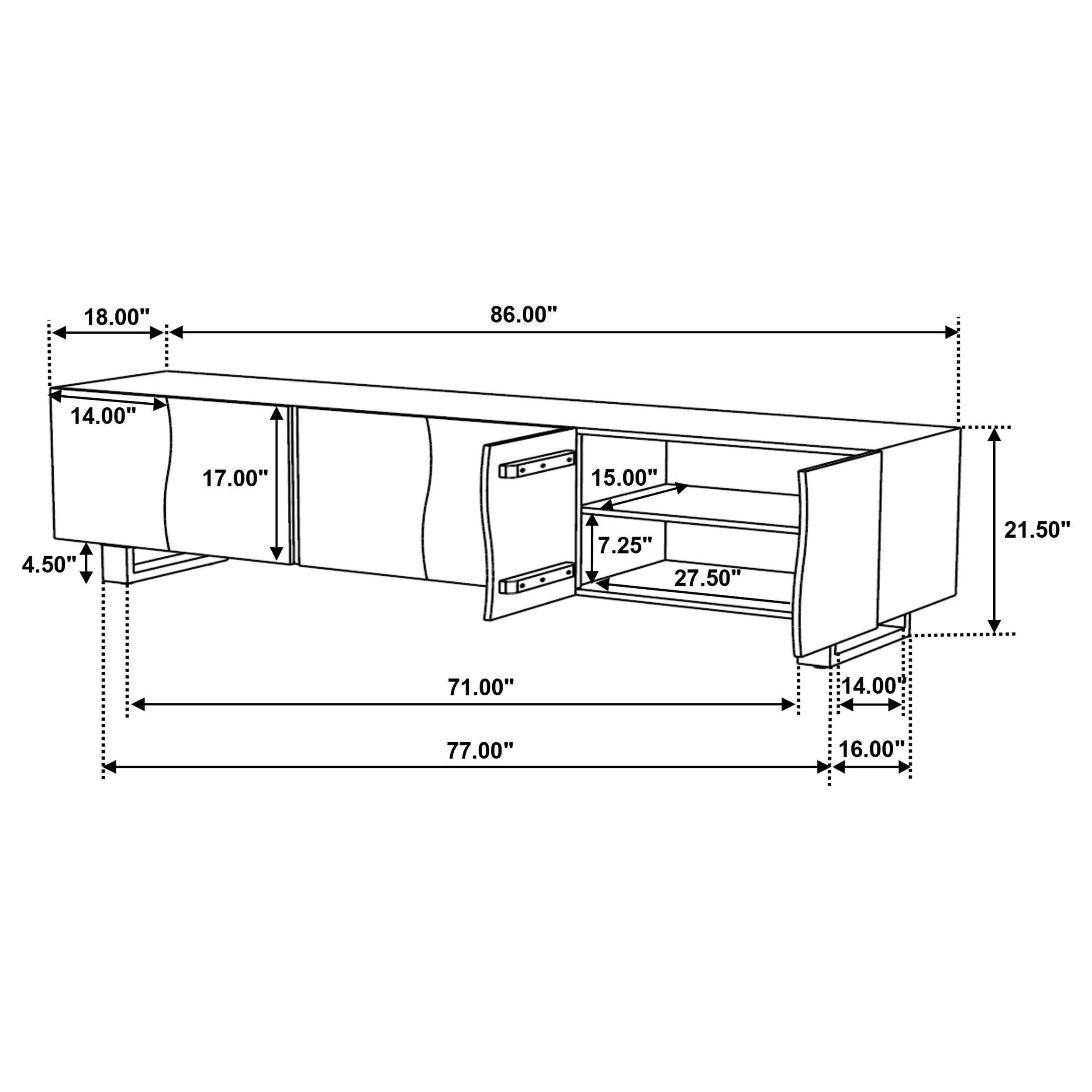 Trask TV Stand - Luxury Home Furniture (MI)