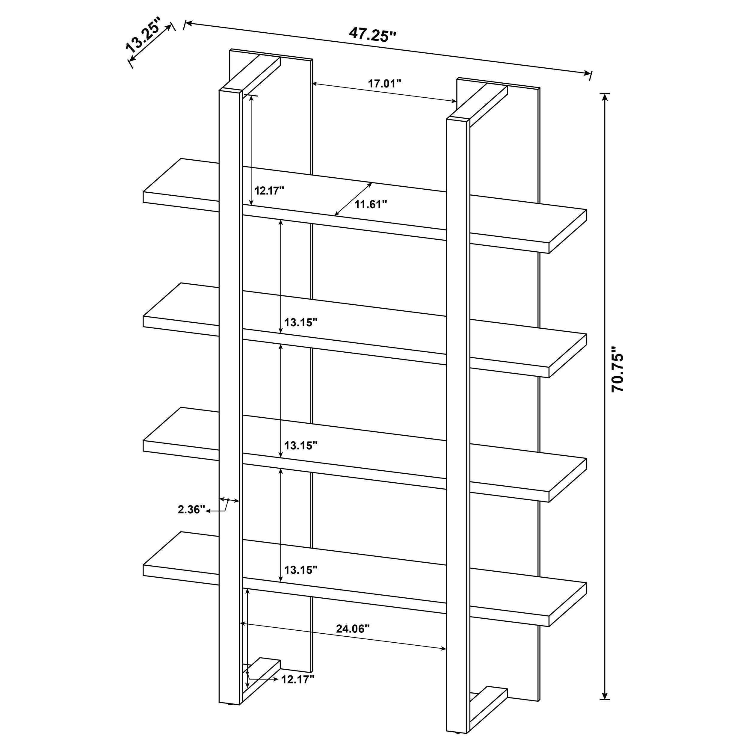 Danbrook Bookshelf - Luxury Home Furniture (MI)