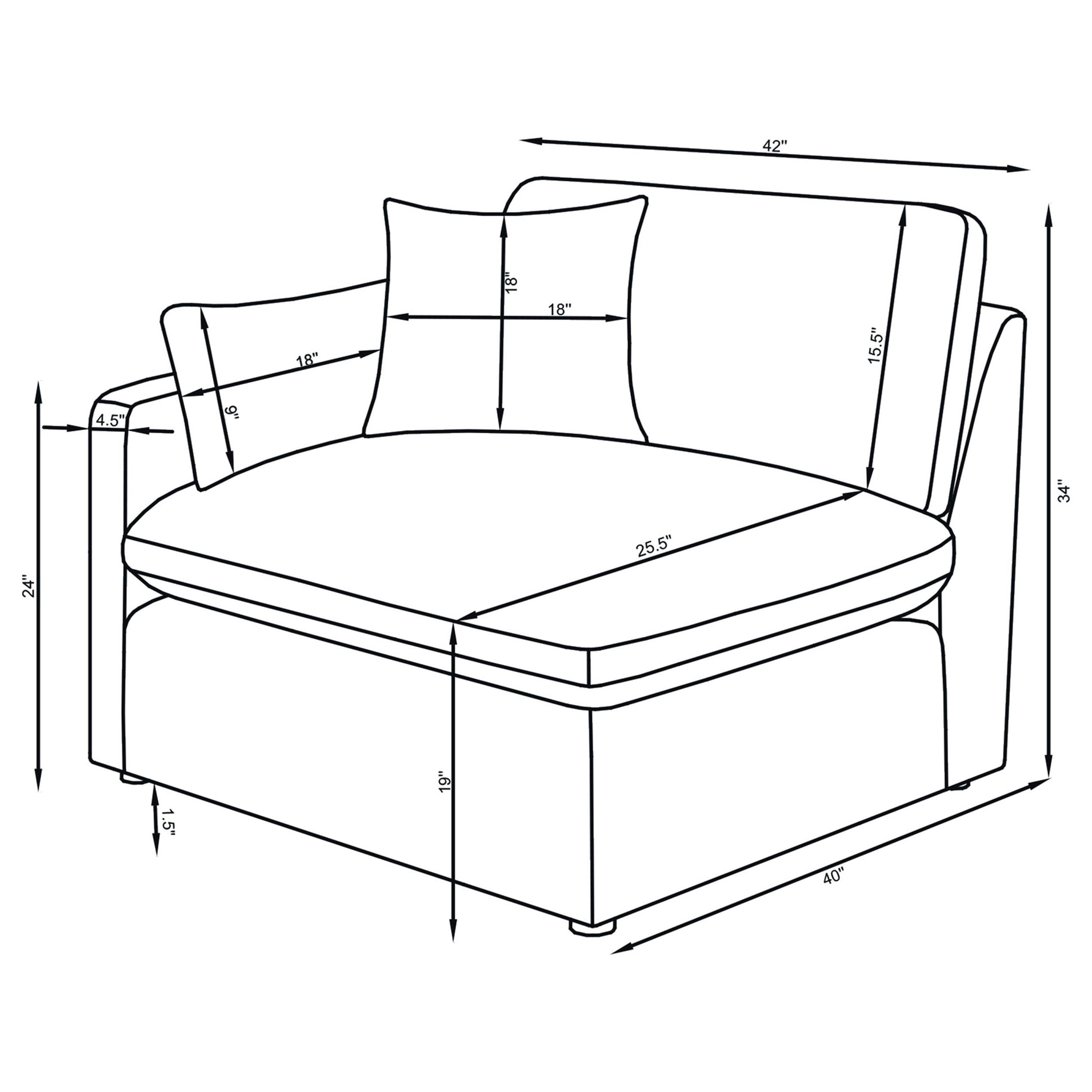 Hobson Modular Sectional Sofa - Luxury Home Furniture (MI)