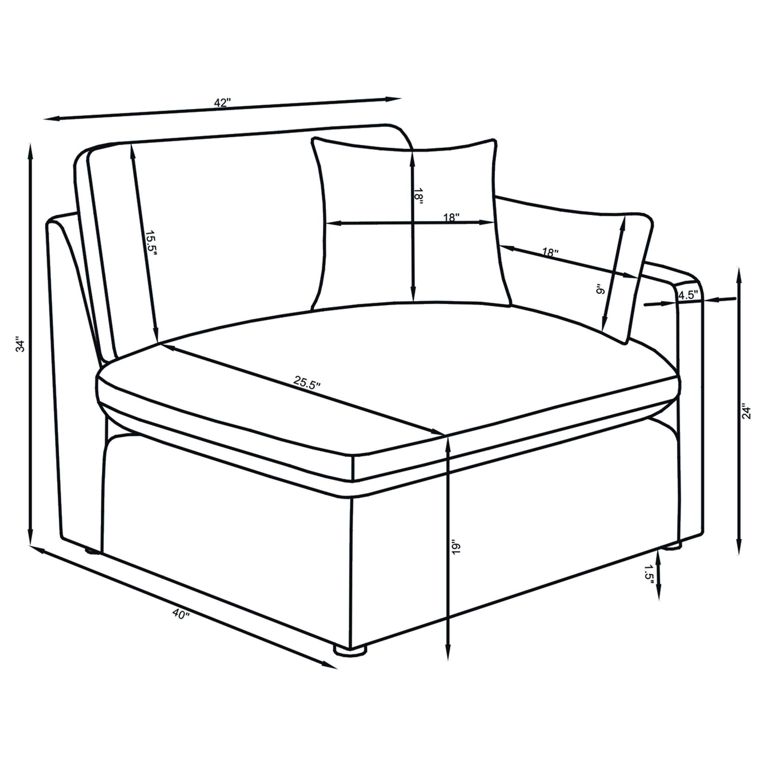 Hobson Modular Sectional Sofa - Luxury Home Furniture (MI)