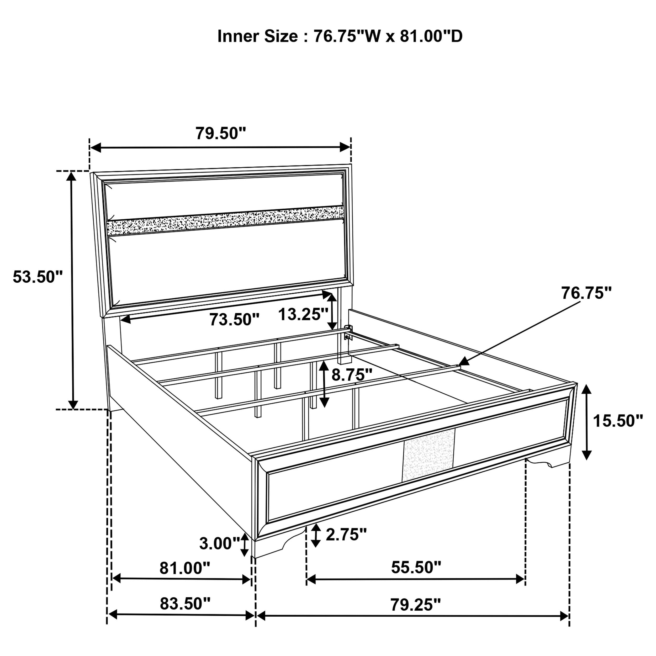 Miranda Panel Bed - Luxury Home Furniture (MI)