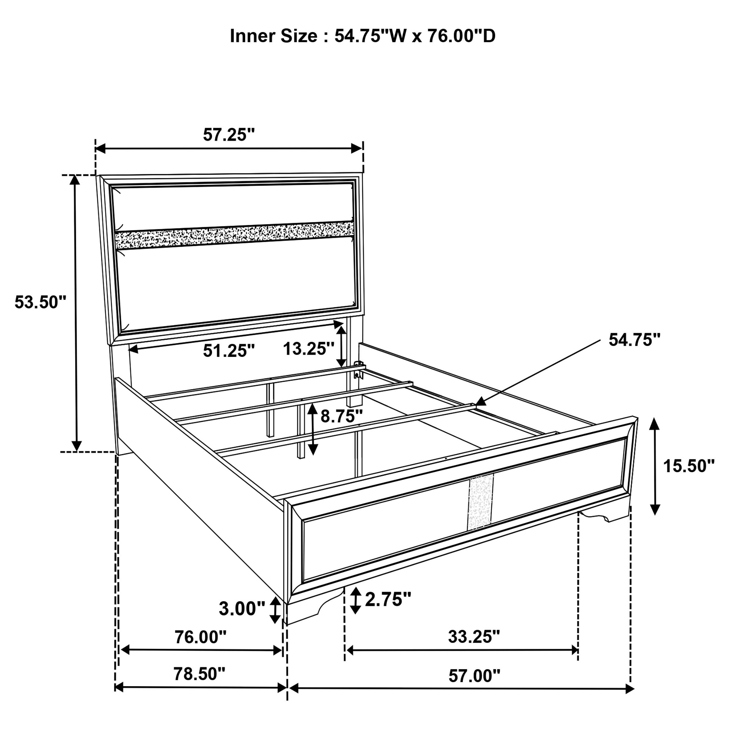 Miranda Panel Bed - Luxury Home Furniture (MI)