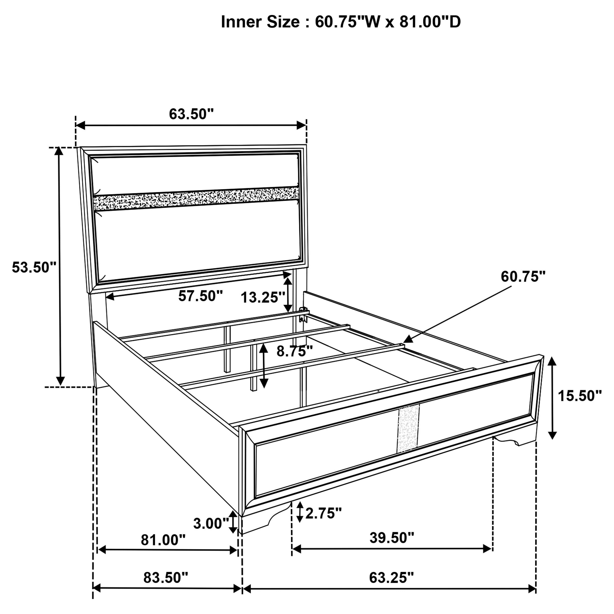 Miranda Panel Bed - Luxury Home Furniture (MI)