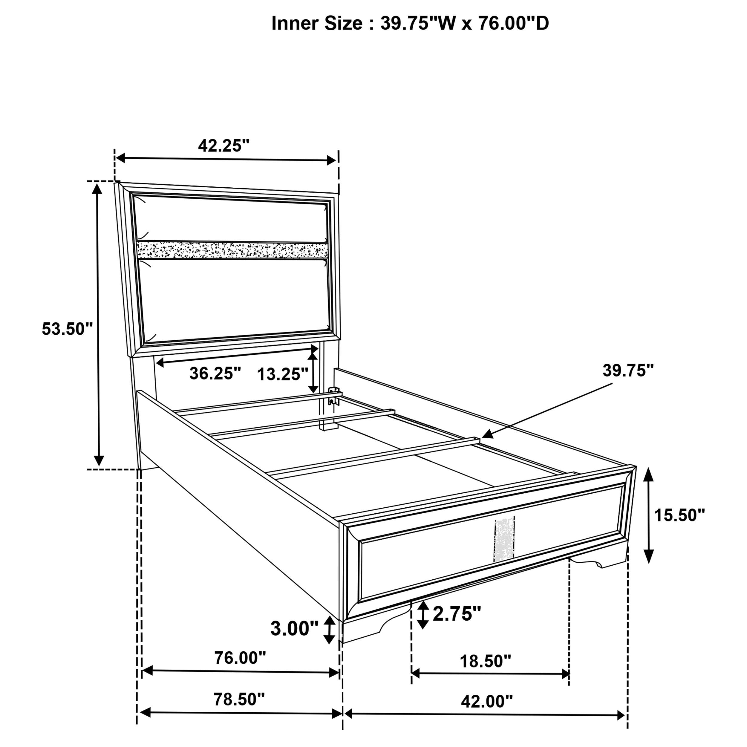 Miranda Panel Bed - Luxury Home Furniture (MI)