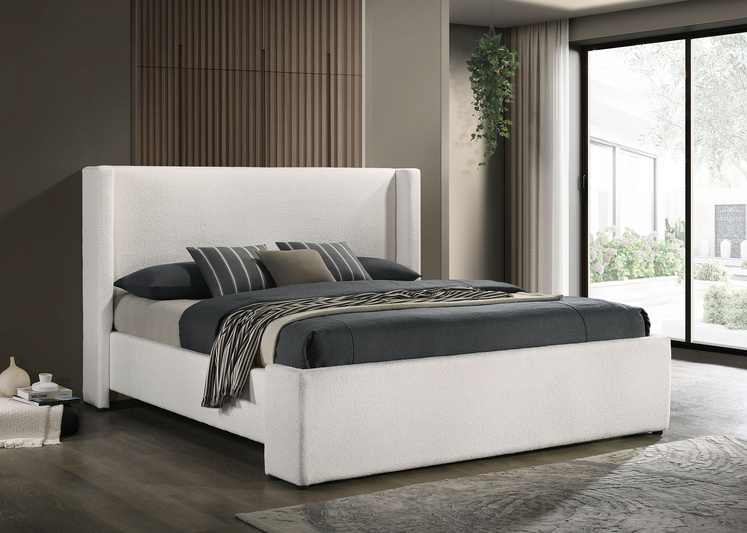 Alamosa Wingback Platform Bed - Luxury Home Furniture (MI)