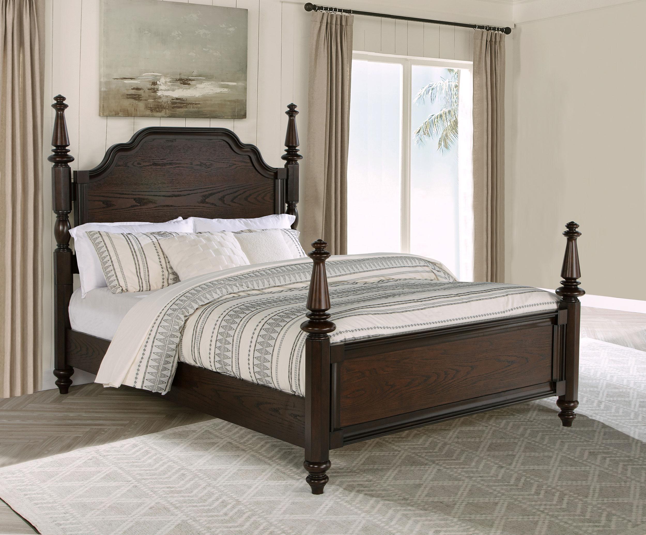 Andover Four-Poster Panel Bed - Luxury Home Furniture (MI)