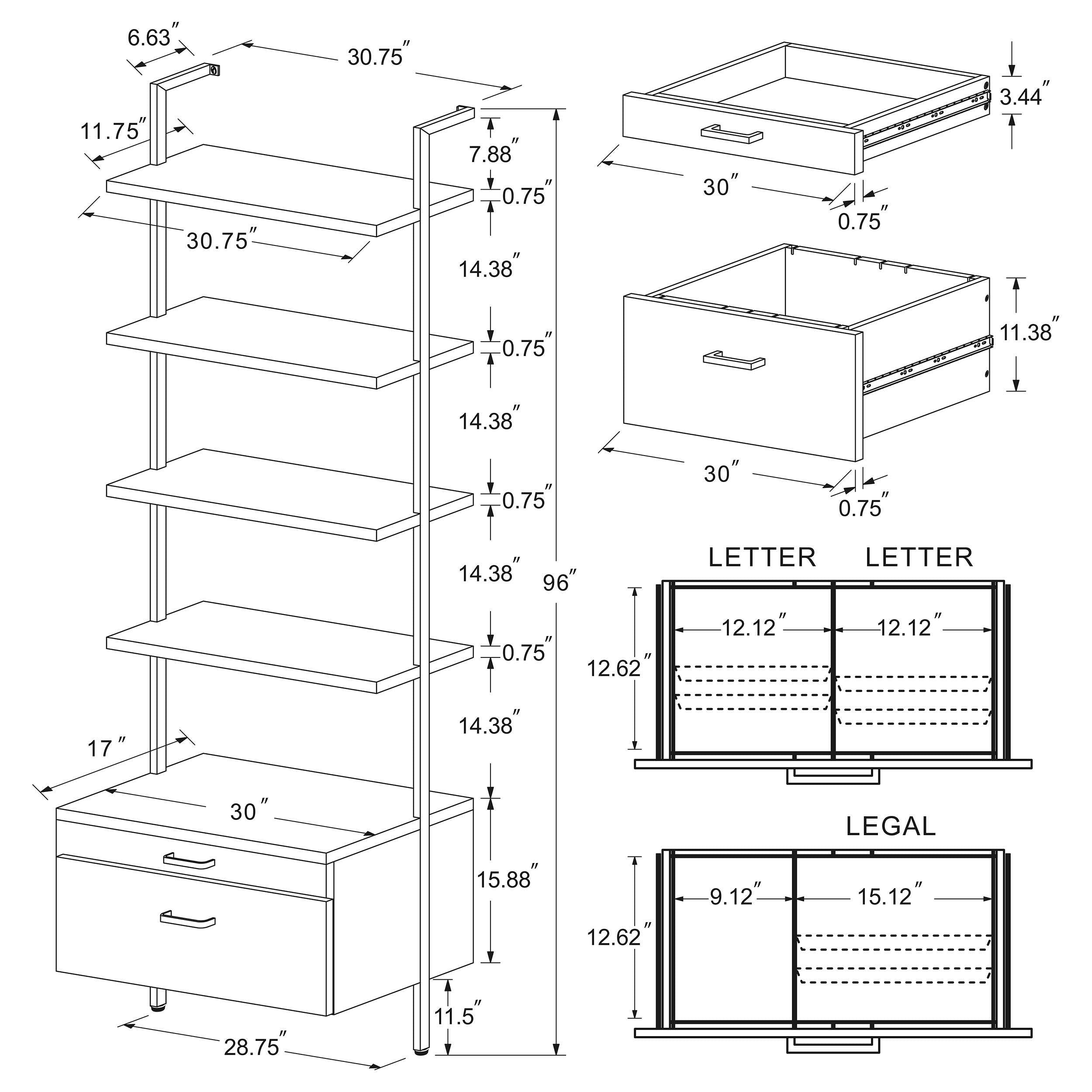 Owens Wall Shelf Set - Luxury Home Furniture (MI)