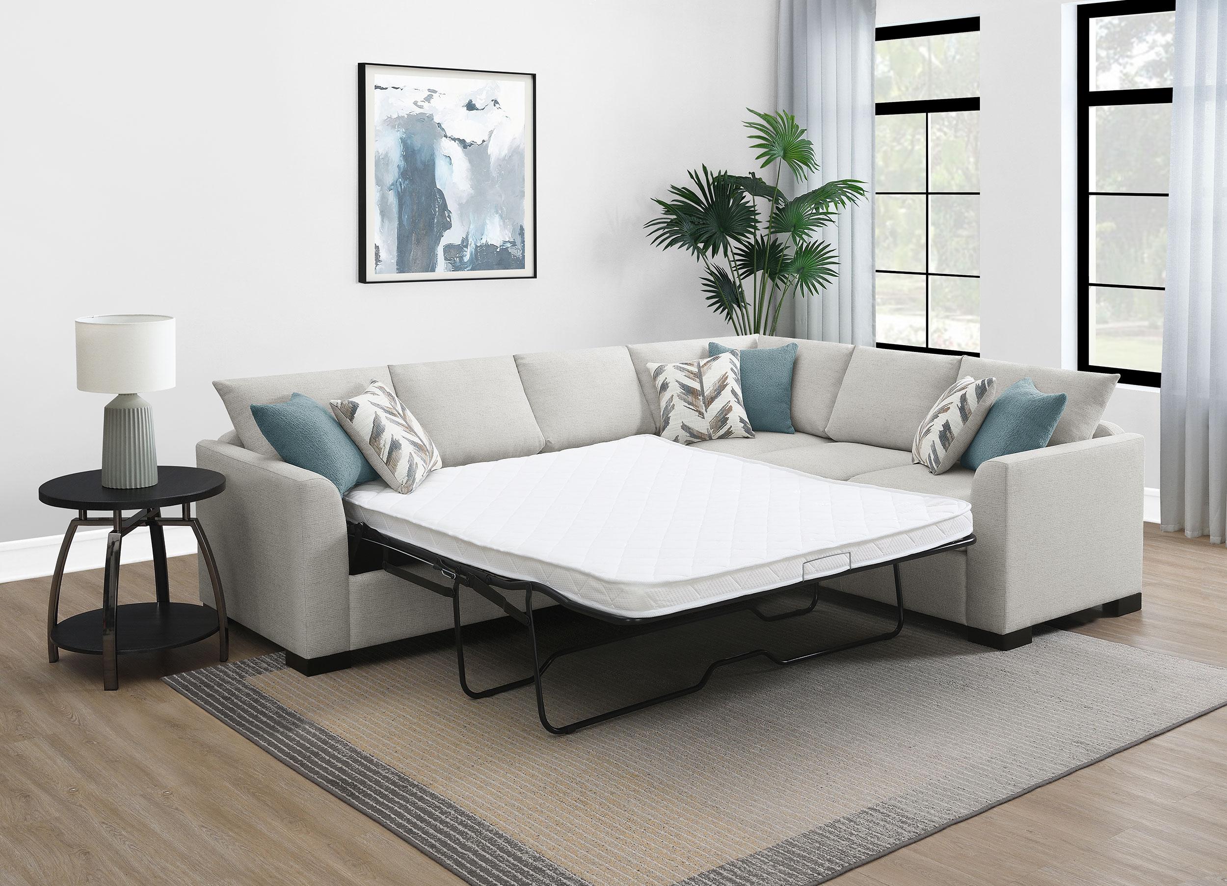 Ashford Fold-Out Sleeper Sectional Sofa - Luxury Home Furniture (MI)