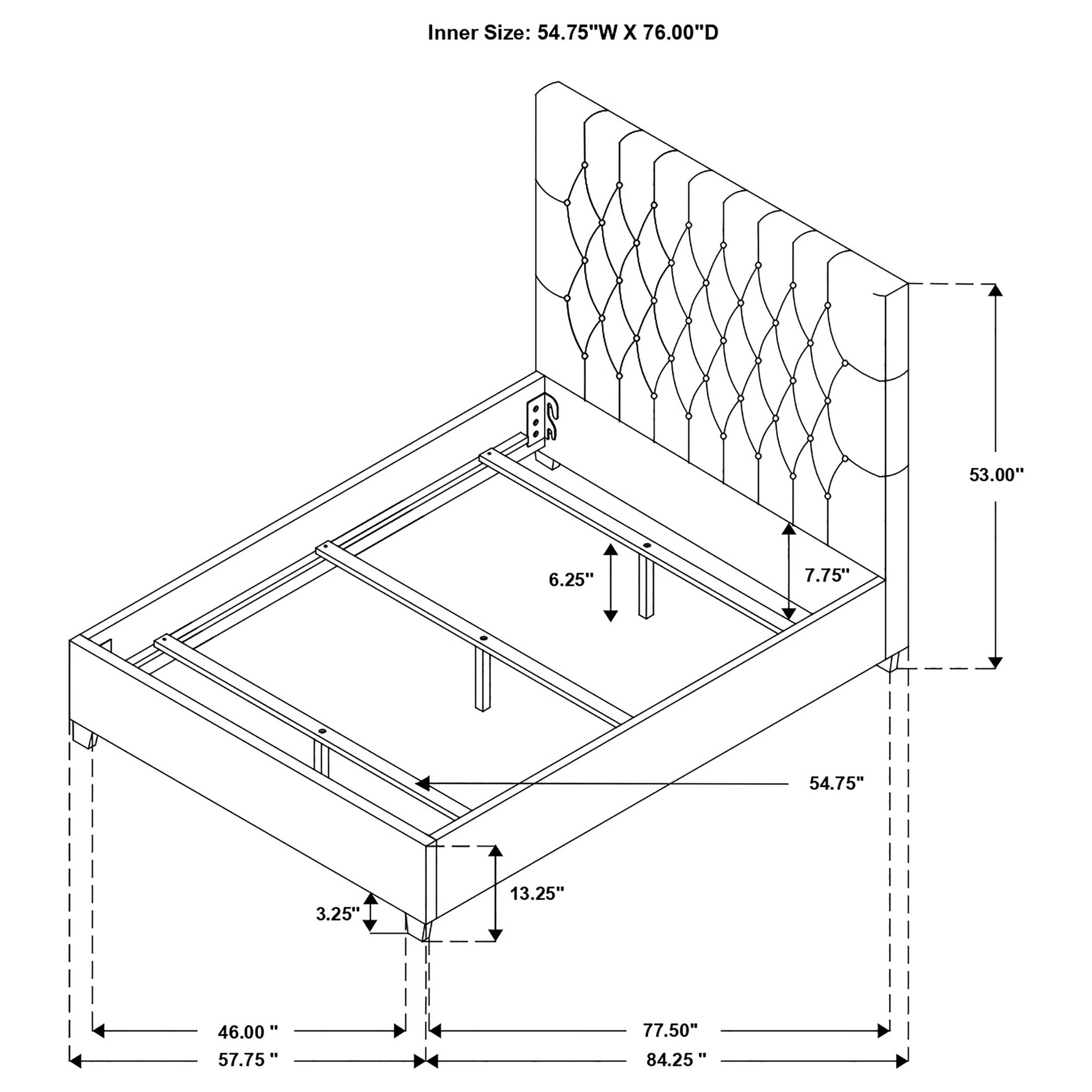 Chloe Panel Bed - Luxury Home Furniture (MI)