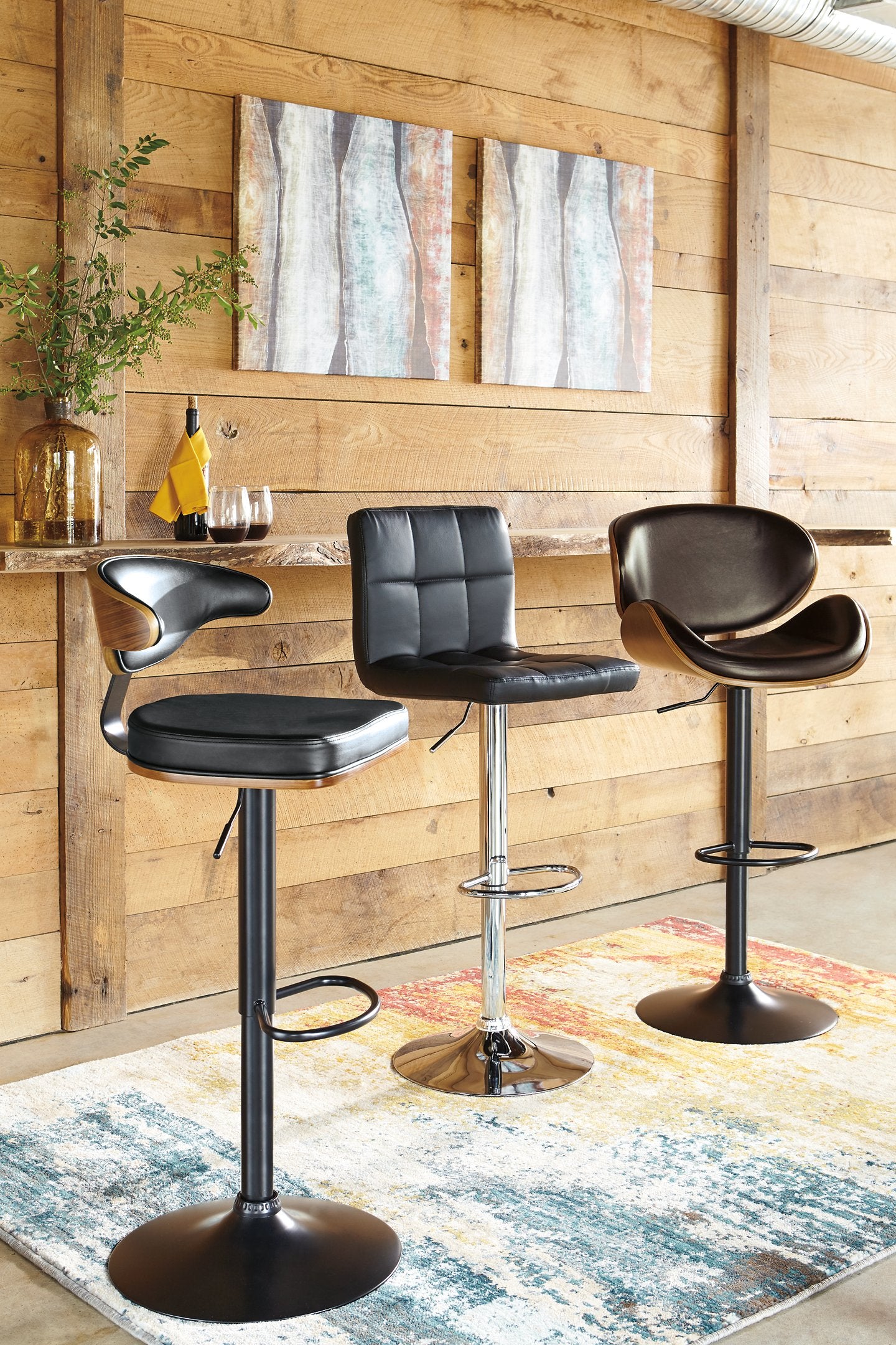 Bellatier Adjustable Height Bar Stool - Luxury Home Furniture (MI)