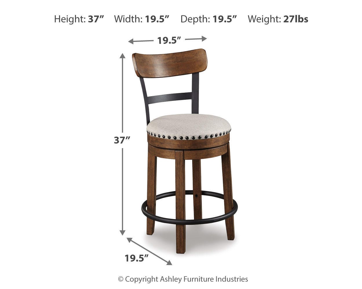 Valebeck Counter Height Bar Stool - Luxury Home Furniture (MI)