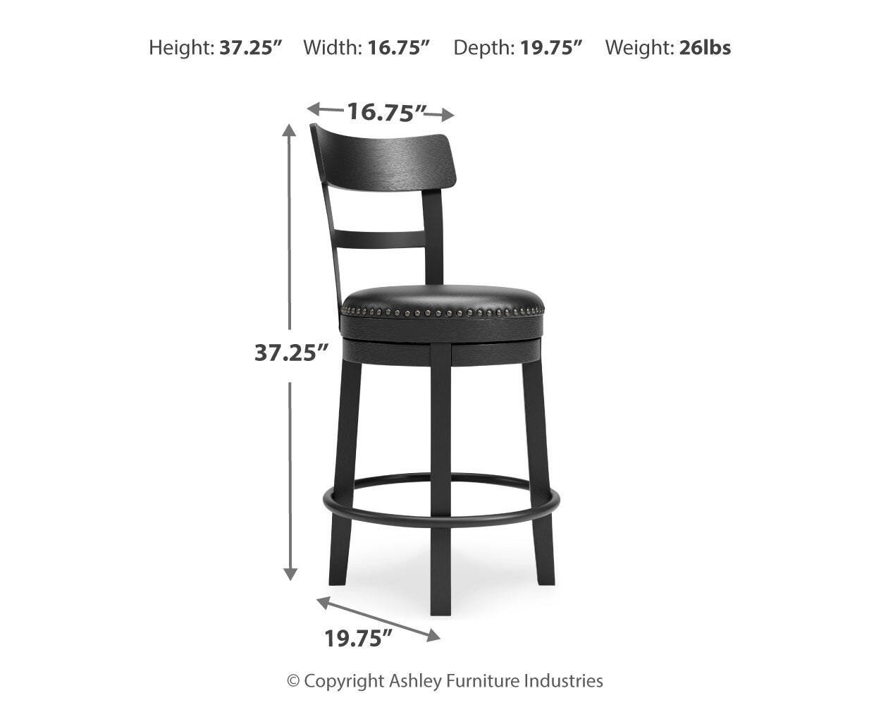 Valebeck Counter Height Bar Stool - Luxury Home Furniture (MI)
