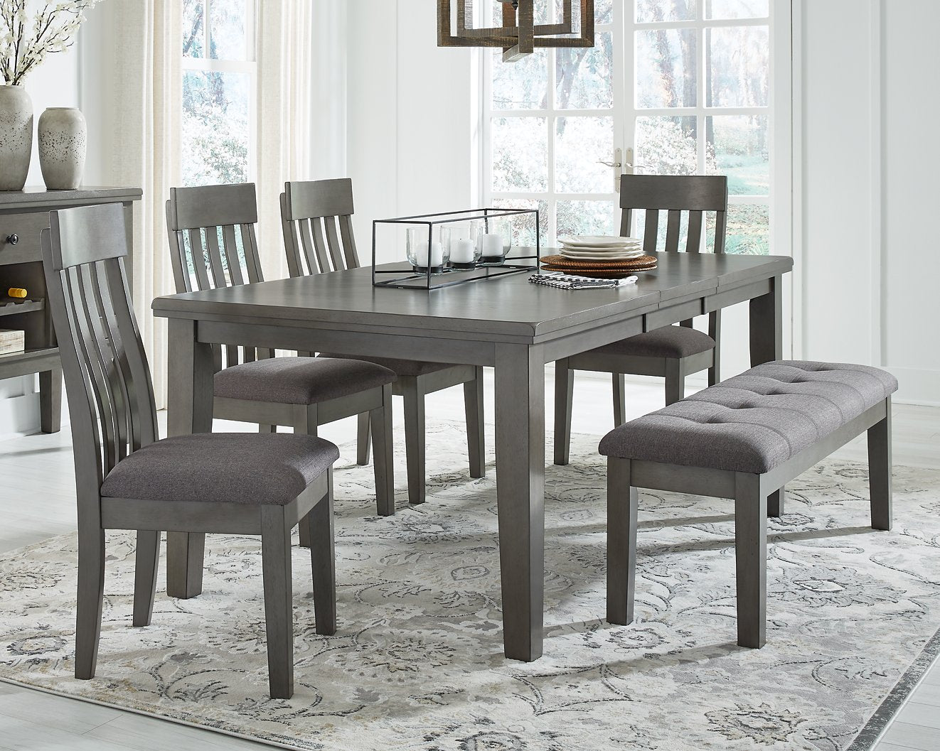 Hallanden Dining Room Set - Luxury Home Furniture (MI)