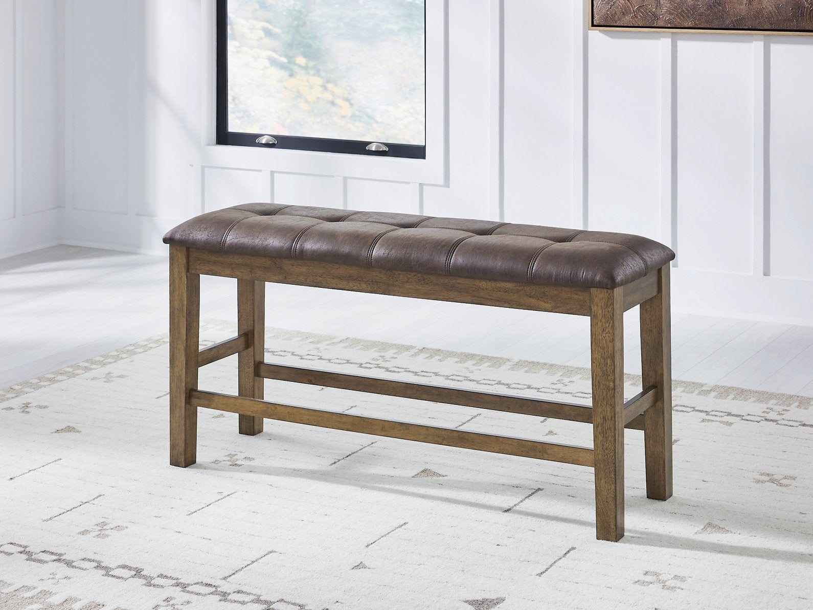 Urbinforte Counter Height Dining Bench - Luxury Home Furniture (MI)