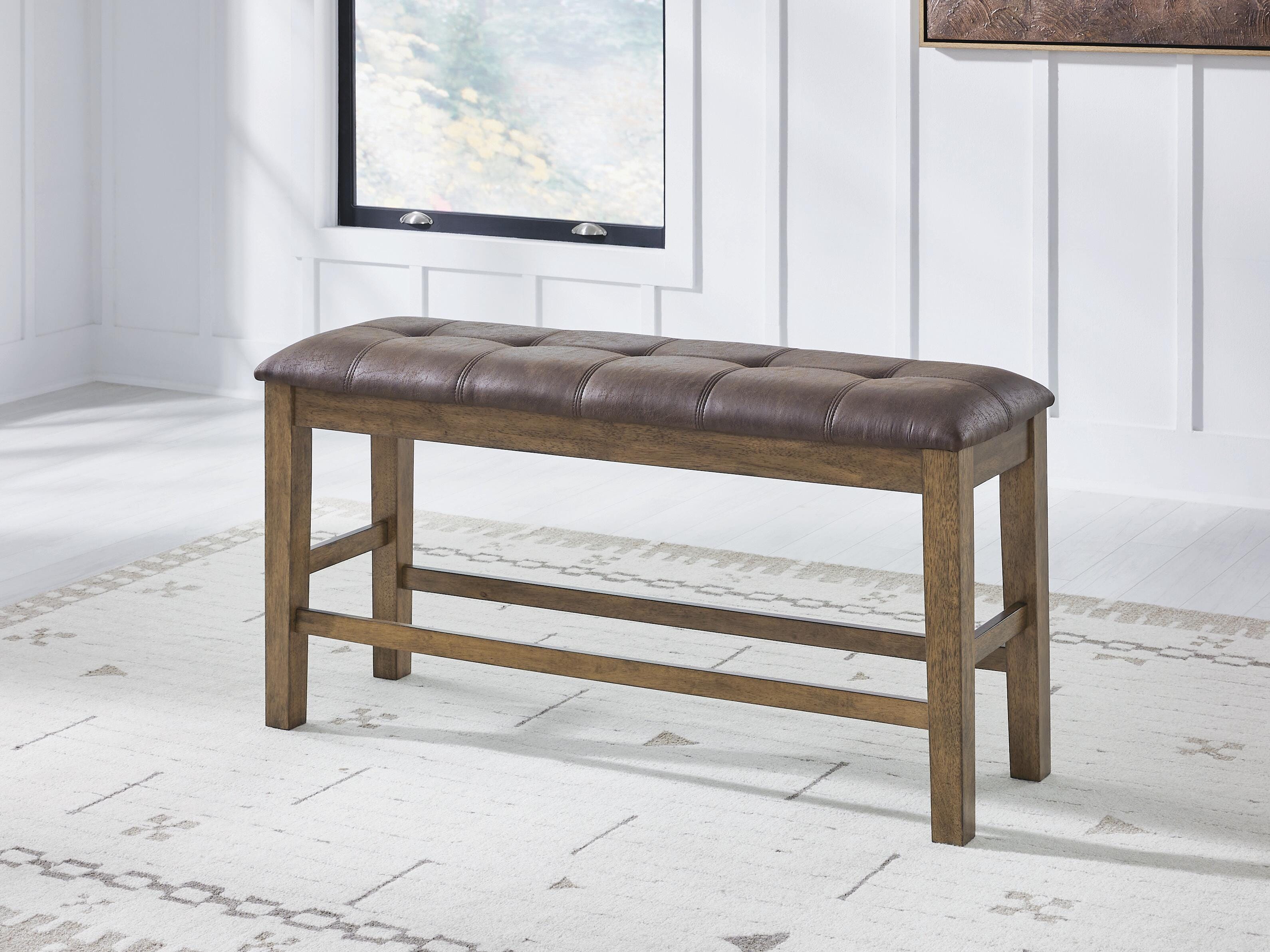 Urbinforte Counter Height Dining Bench - Luxury Home Furniture (MI)