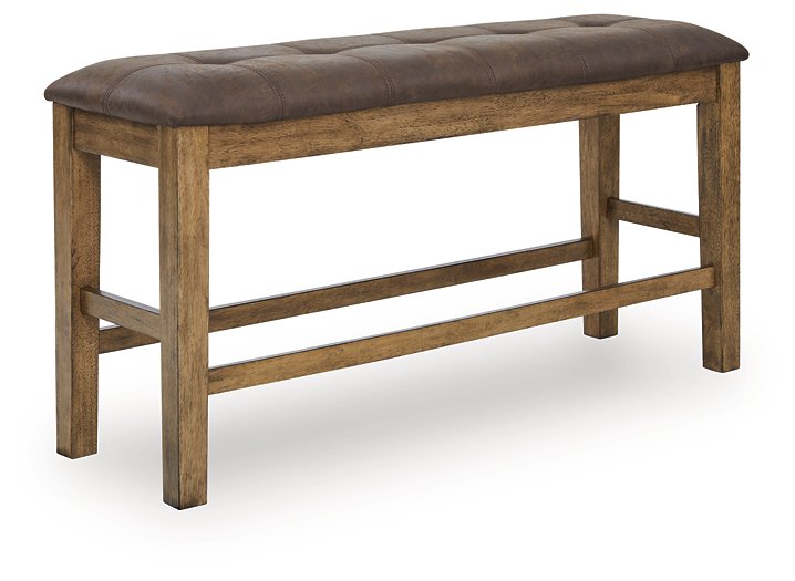 Urbinforte Counter Height Dining Bench - Luxury Home Furniture (MI)