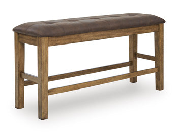 Urbinforte Counter Height Dining Bench - Luxury Home Furniture (MI)