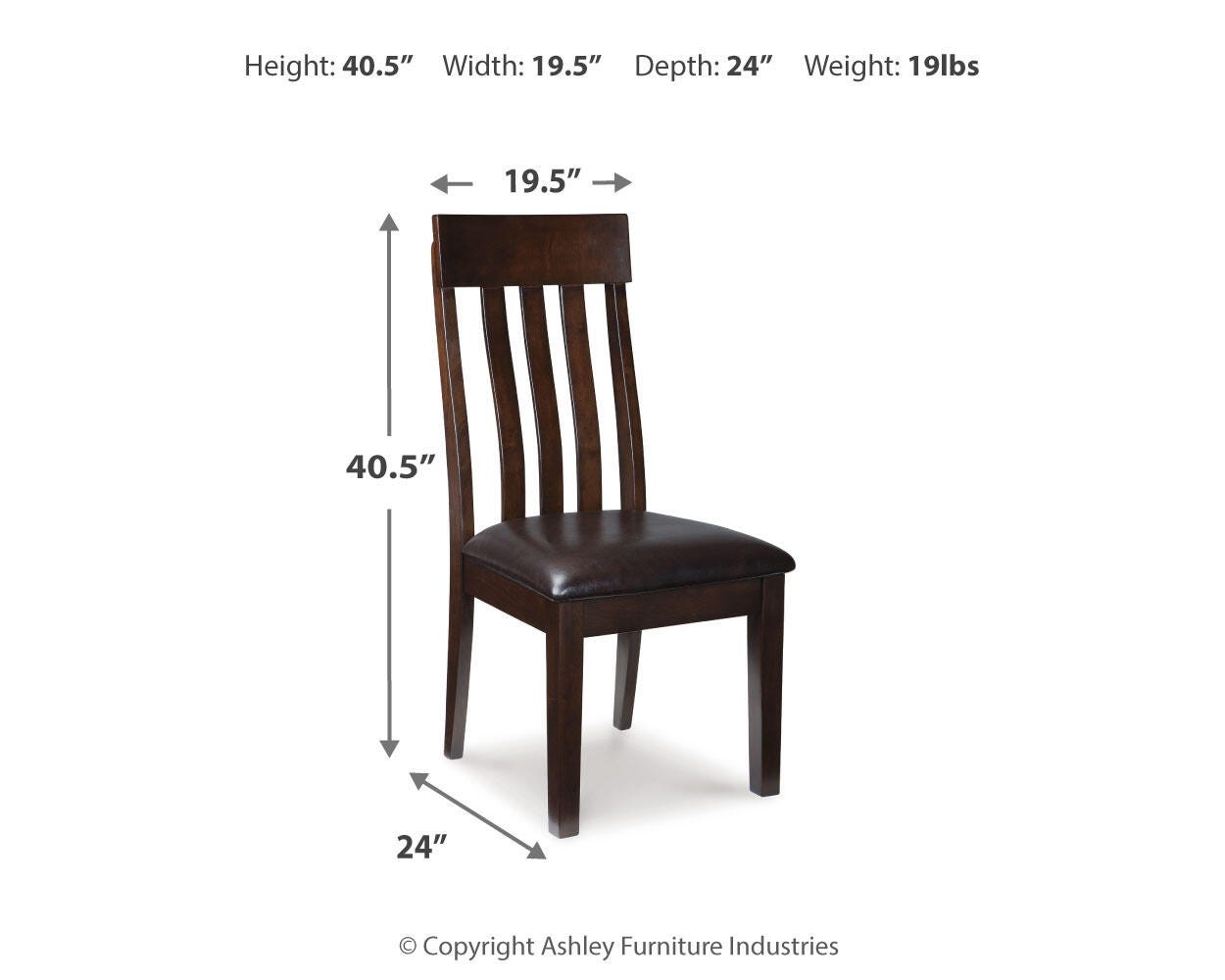 Haddigan Dining Chair Set - Luxury Home Furniture (MI)
