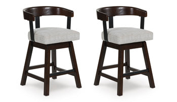 Haddigan Counter Height Barstool (Set of 2) - Luxury Home Furniture (MI)