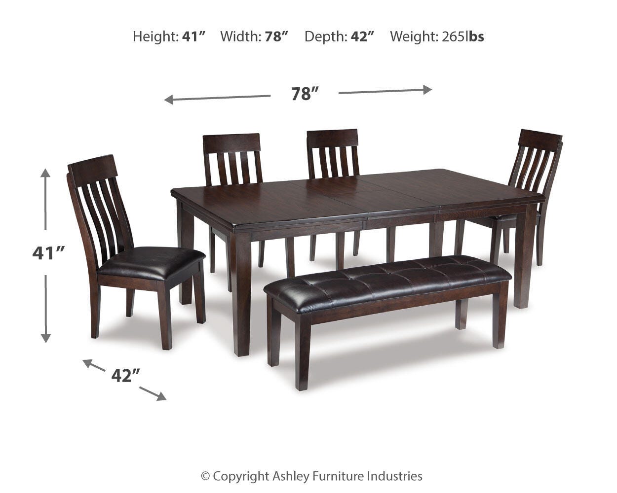Haddigan Dining Set - Luxury Home Furniture (MI)