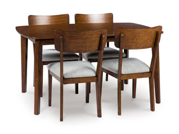 Tameride Dining Table and 4 Chairs (Set of 5) - Luxury Home Furniture (MI)