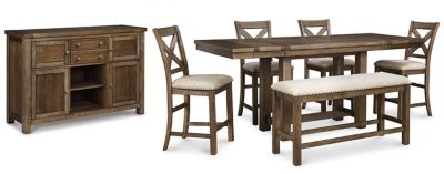 Moriville Counter Height Dining Set - Luxury Home Furniture (MI)