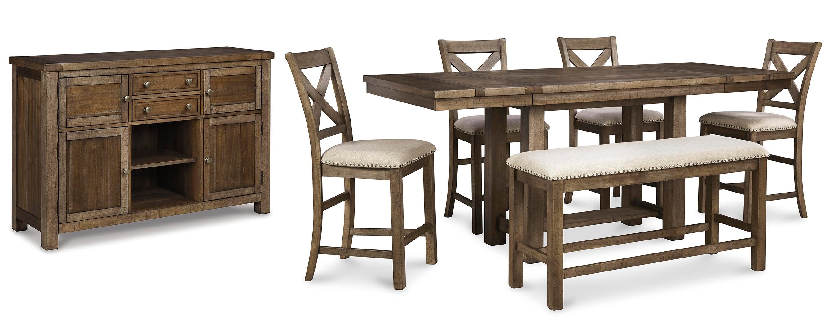 Moriville Counter Height Dining Set - Luxury Home Furniture (MI)