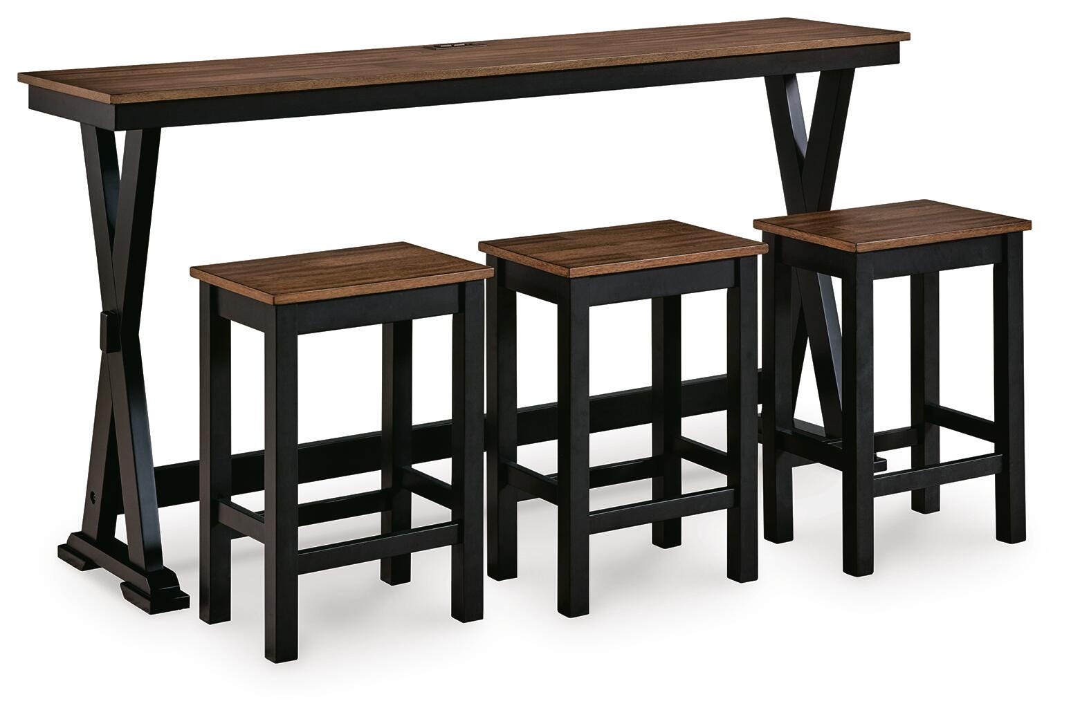 Wildenauer Counter Height Dining Table and 3 Barstools Set - Luxury Home Furniture (MI)