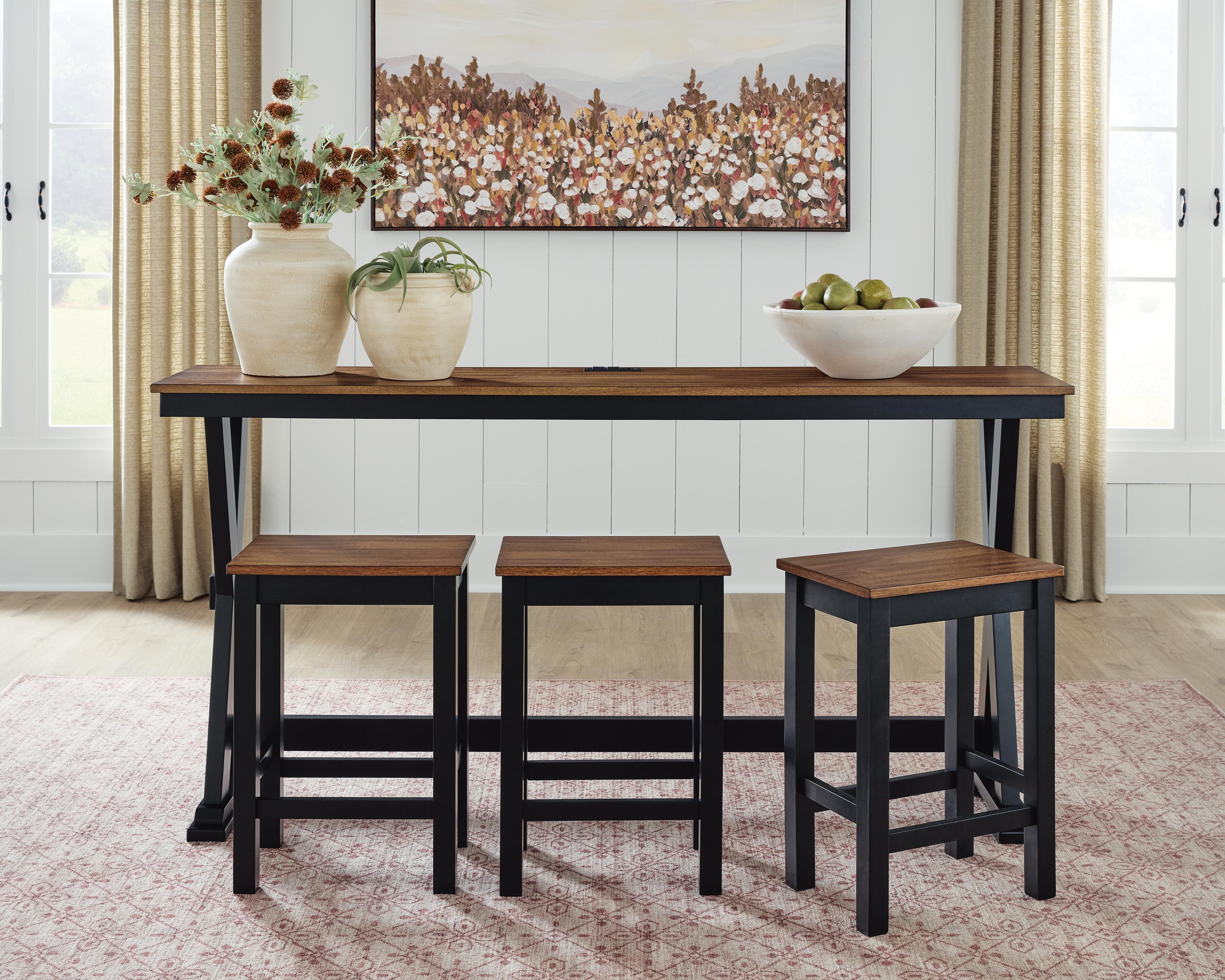 Wildenauer Counter Height Dining Table and 3 Barstools Set - Luxury Home Furniture (MI)
