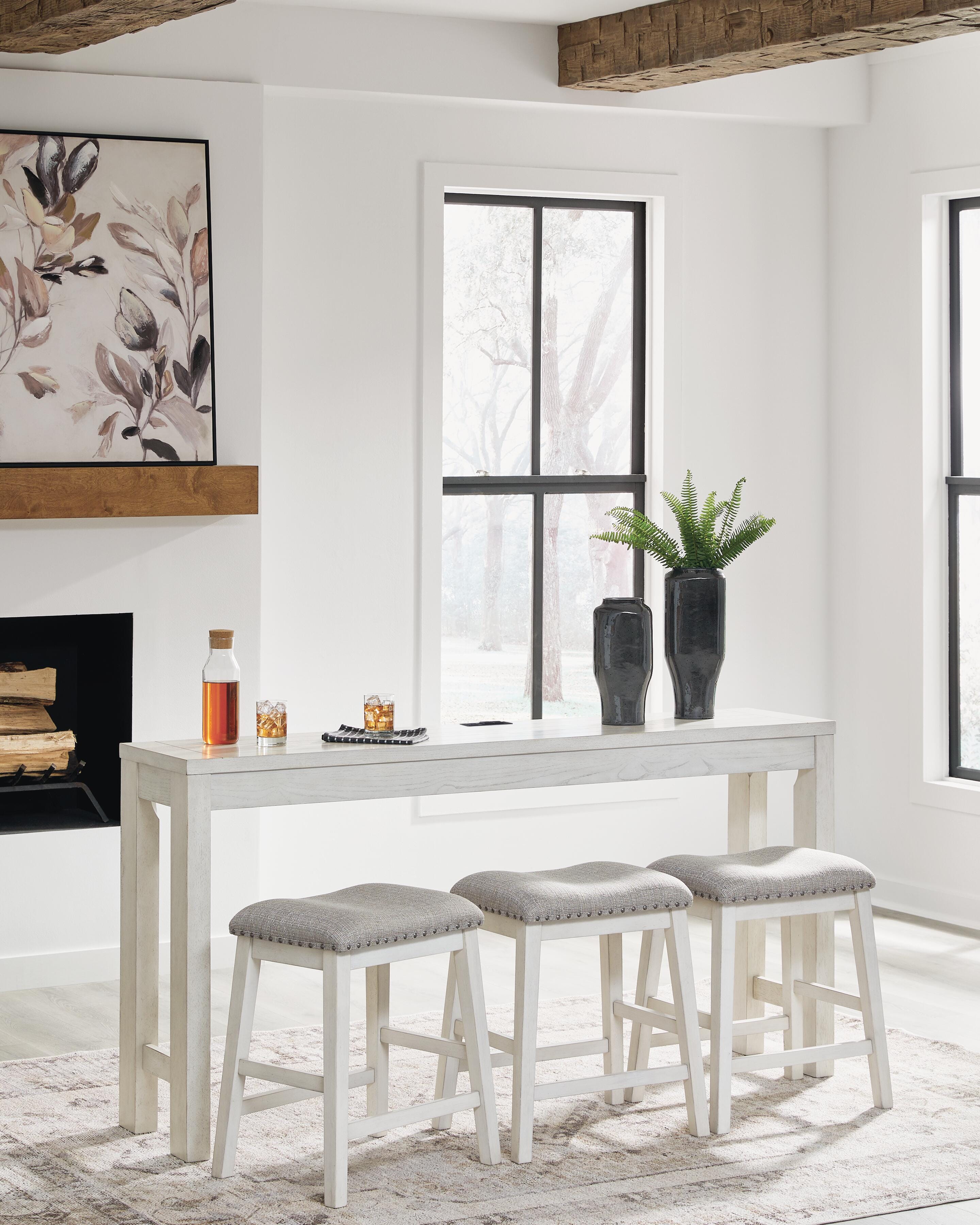 Robbinsdale Counter Height Dining Table and 3 Barstools Set - Luxury Home Furniture (MI)