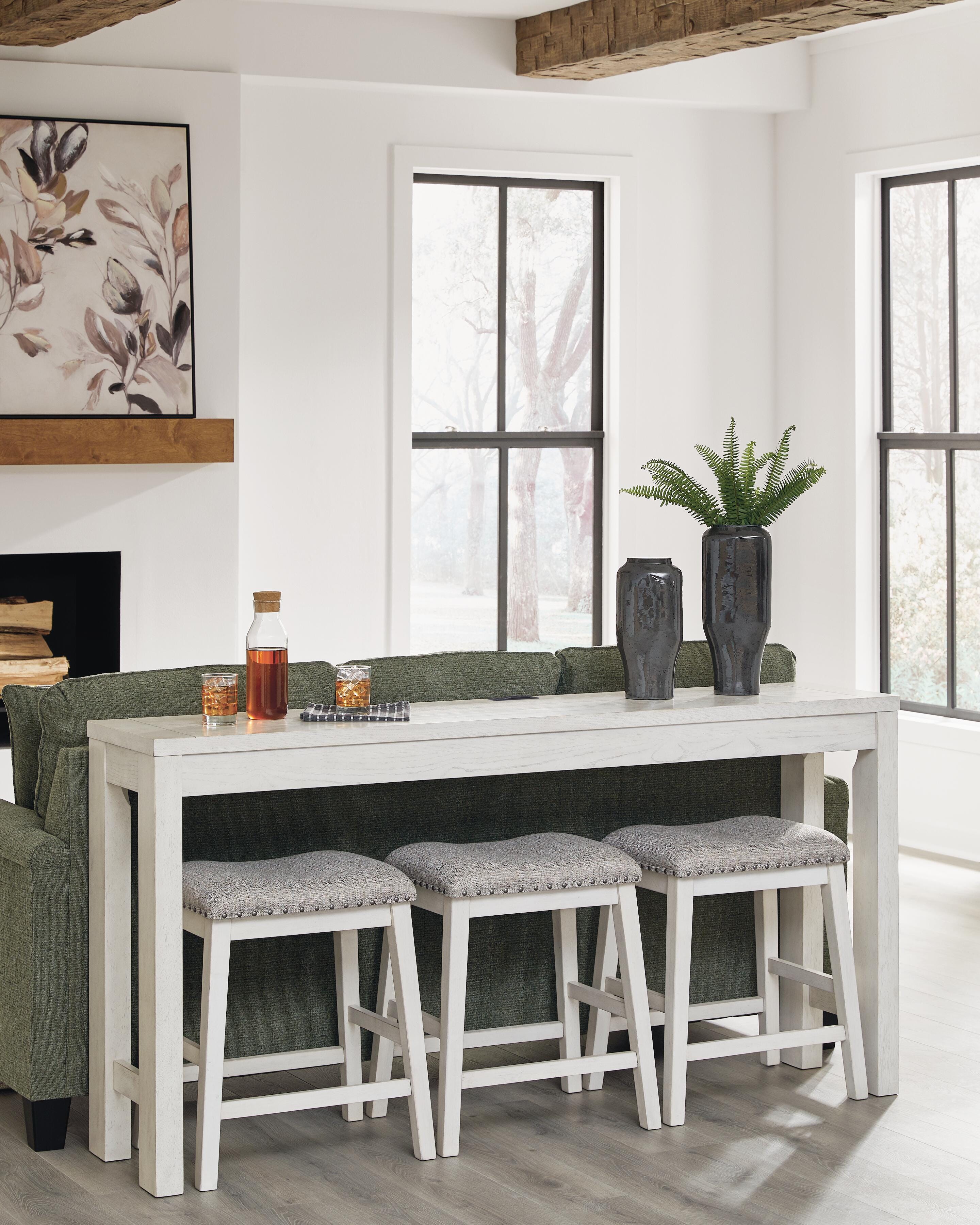 Robbinsdale Counter Height Dining Table and 3 Barstools Set - Luxury Home Furniture (MI)