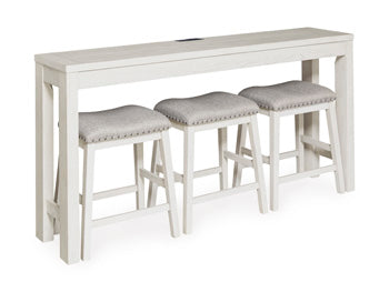 Robbinsdale Counter Height Dining Table and 3 Barstools Set - Luxury Home Furniture (MI)