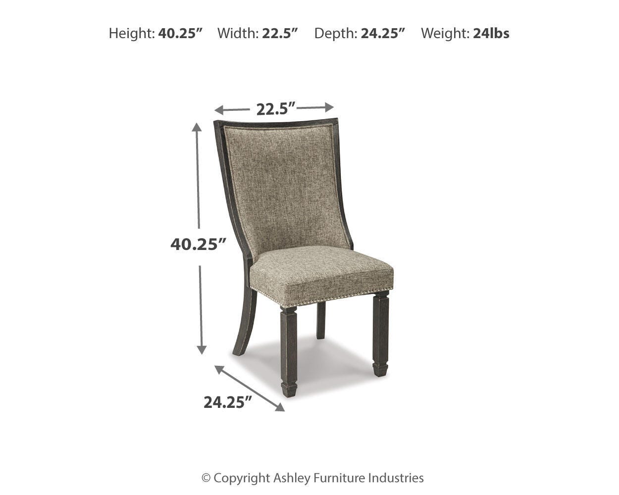 Tyler Creek Dining Chair Set - Luxury Home Furniture (MI)