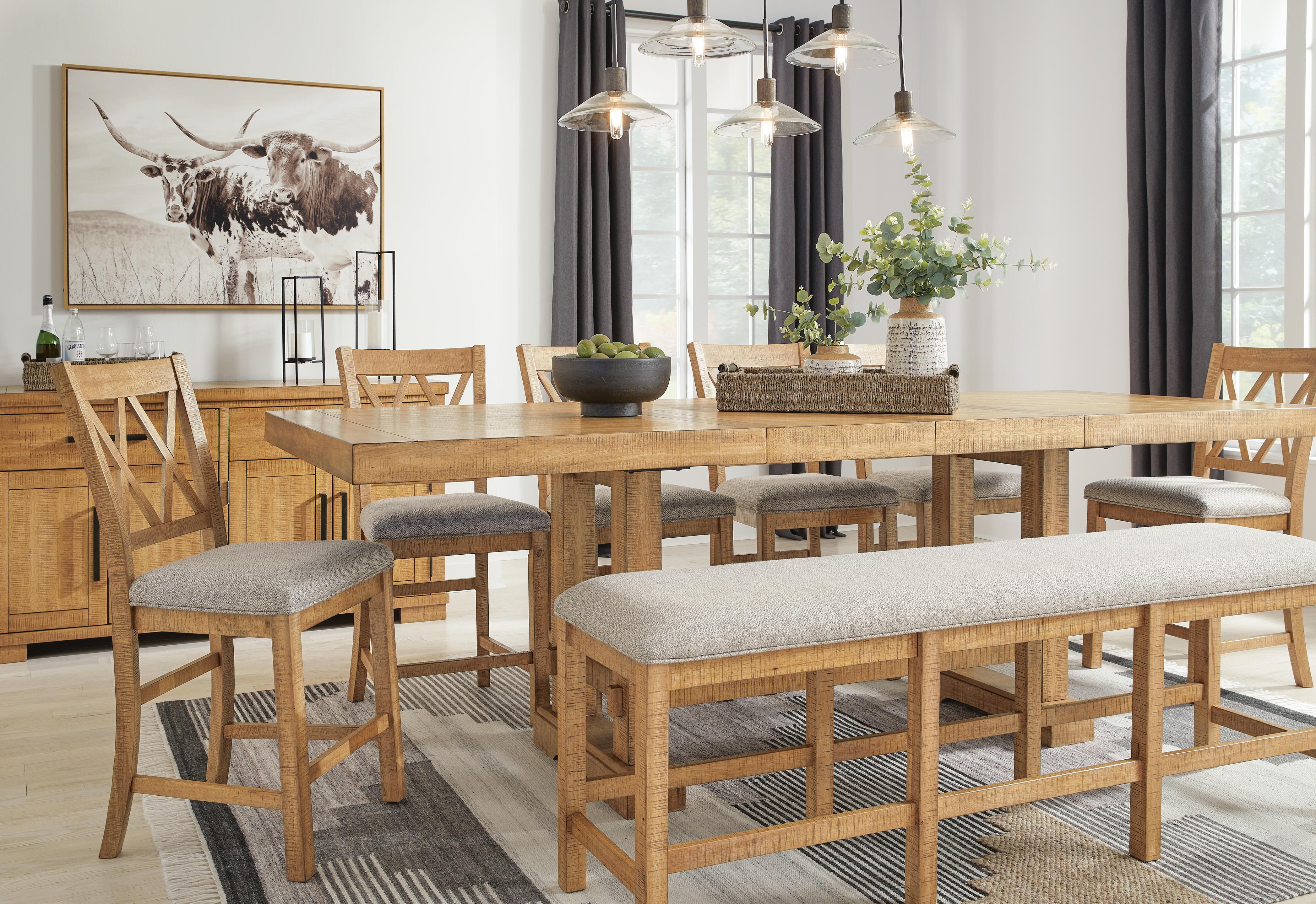 Havonplane 72" Counter Height Dining Bench - Luxury Home Furniture (MI)