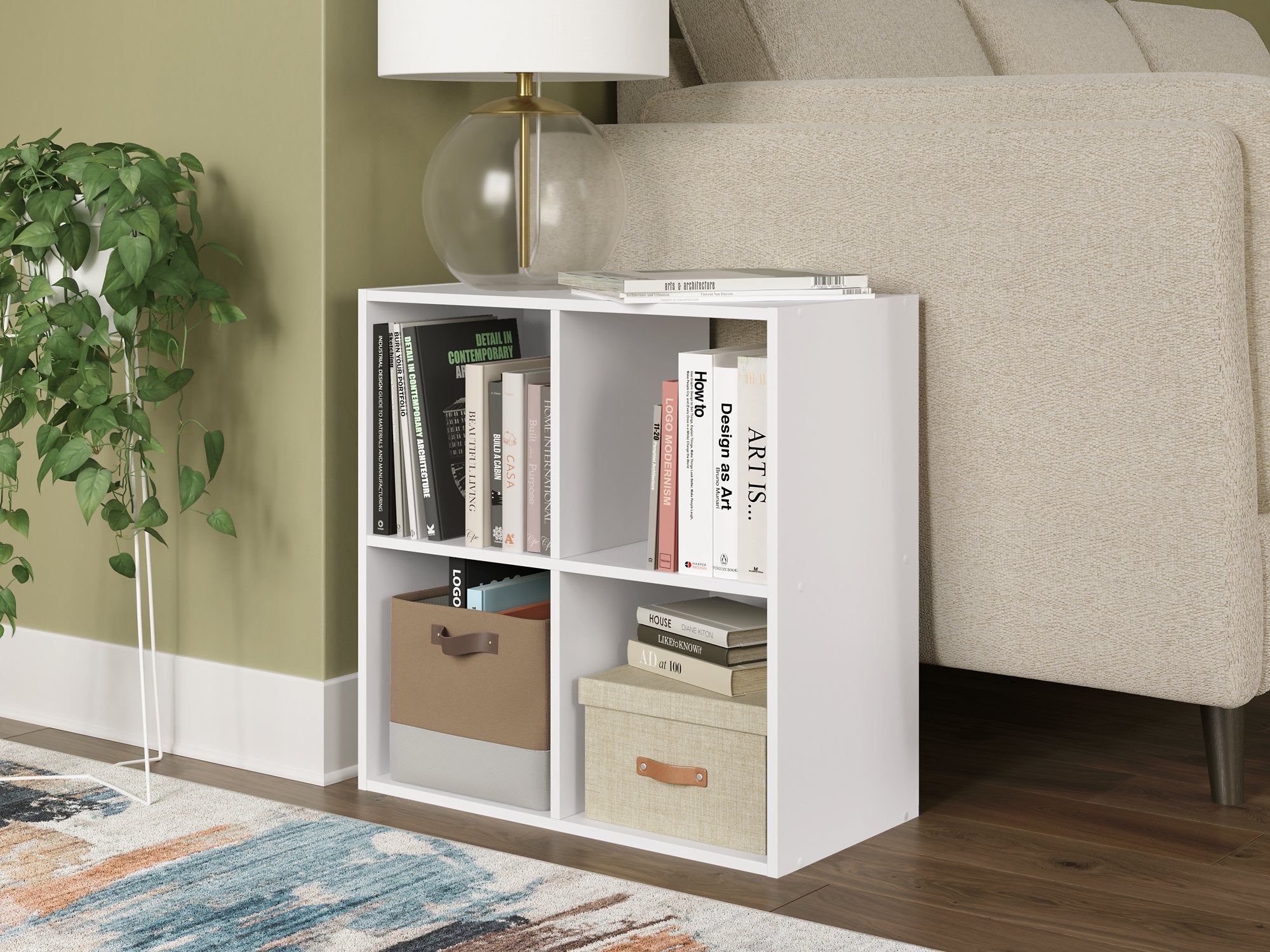 Onita Four Cube Organizer - Luxury Home Furniture (MI)