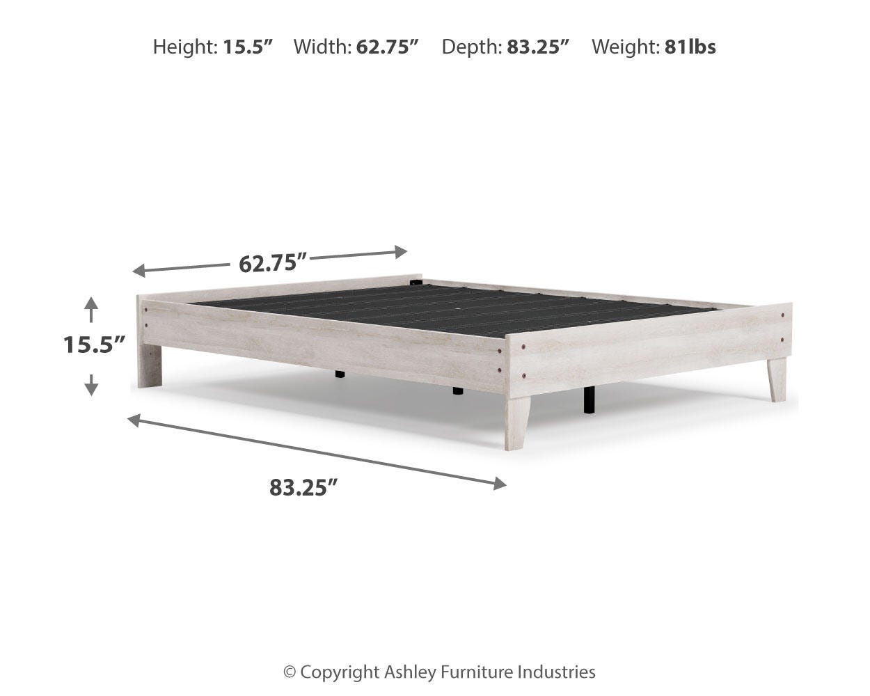 Shawburn Queen Platform Bed - Luxury Home Furniture (MI)