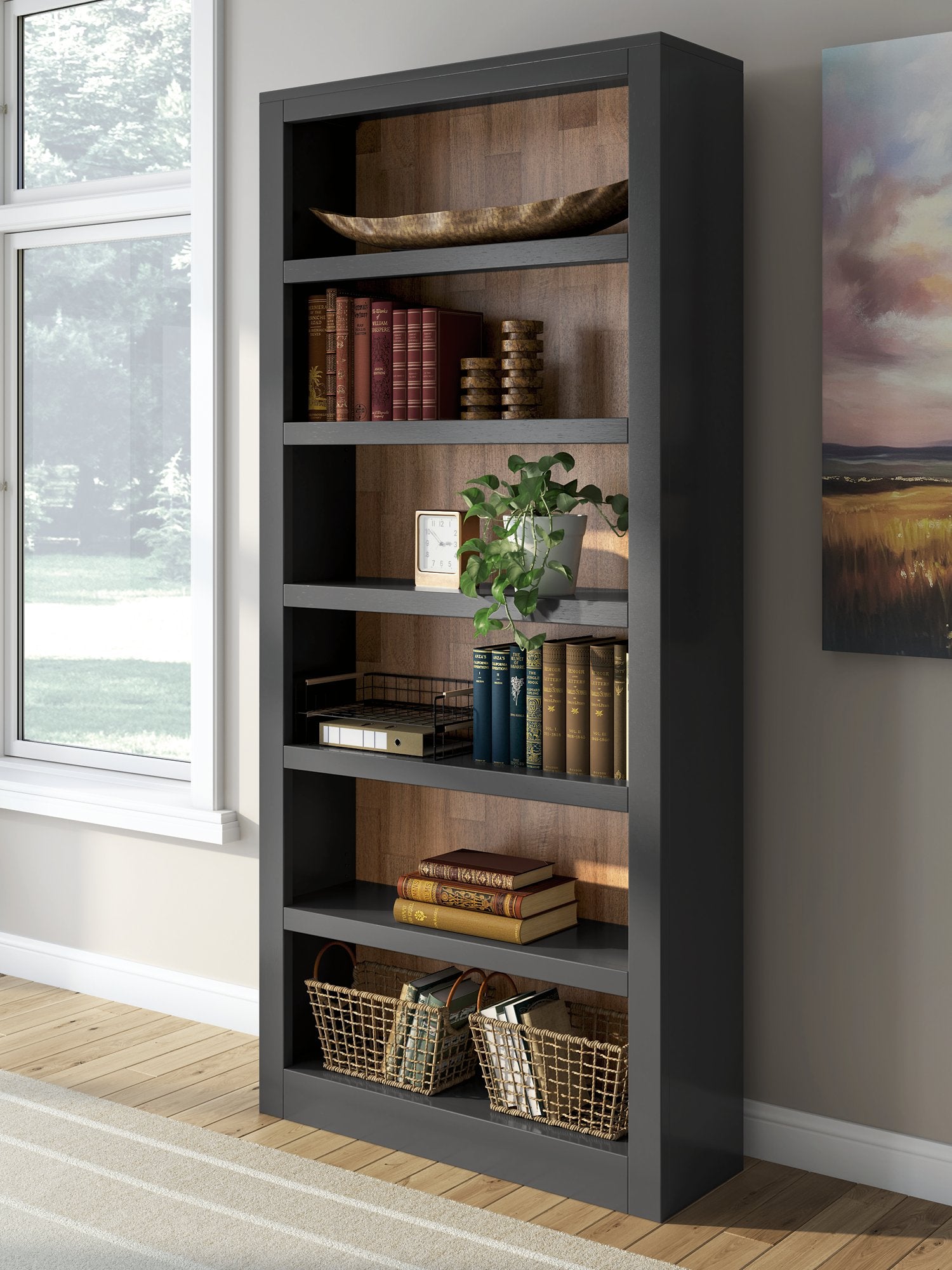 Wildenauer 75" Bookcase - Luxury Home Furniture (MI)