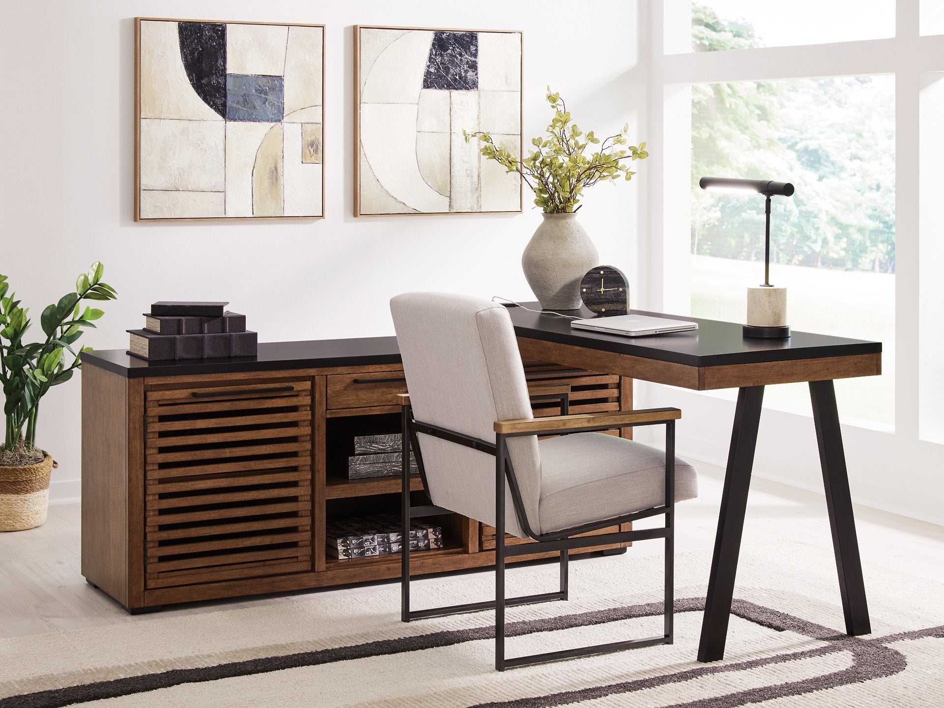 Kallari Credenza with Desk Return - Luxury Home Furniture (MI)