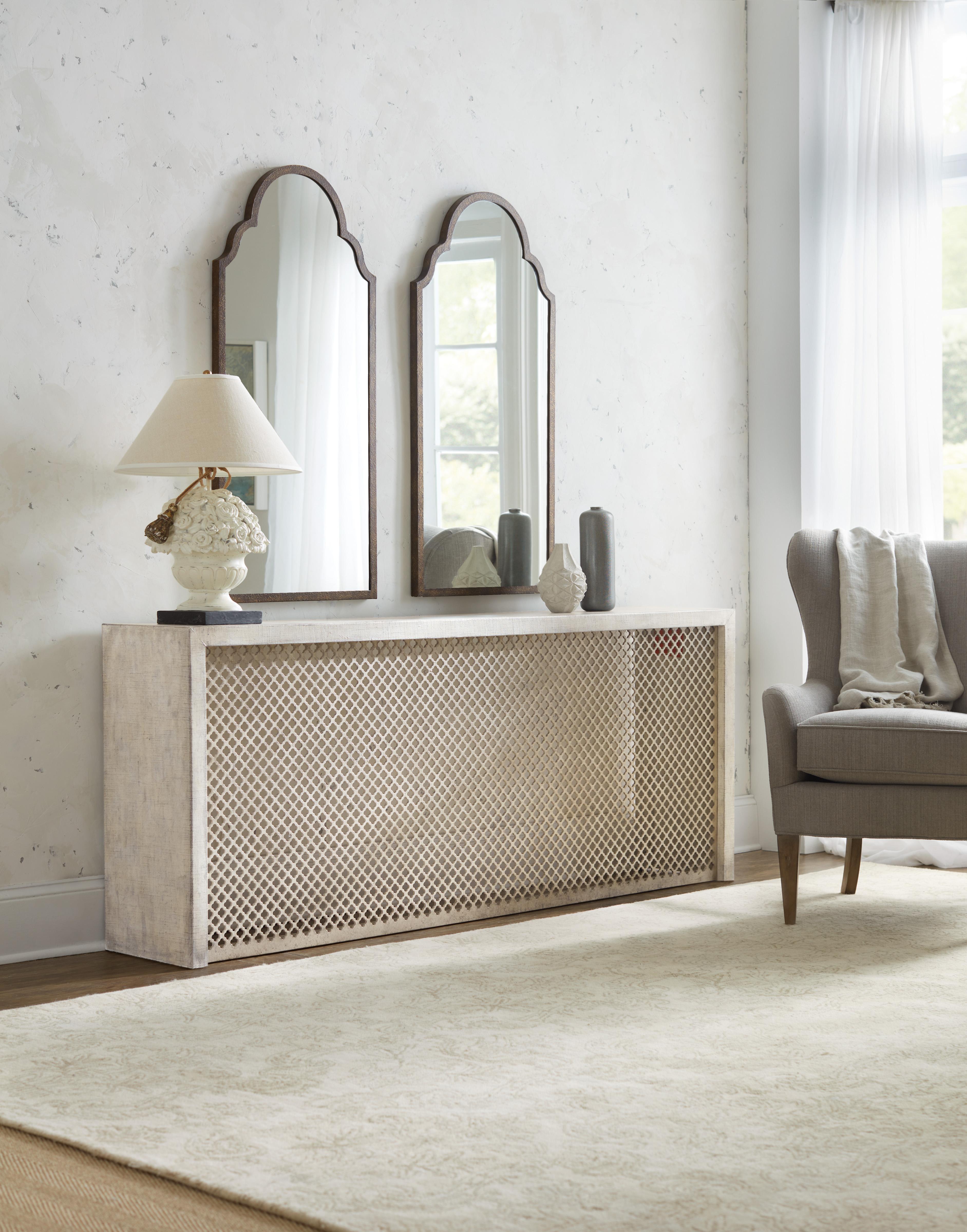 Boheme Belvue Linen Wrapped Console - Luxury Home Furniture (MI)