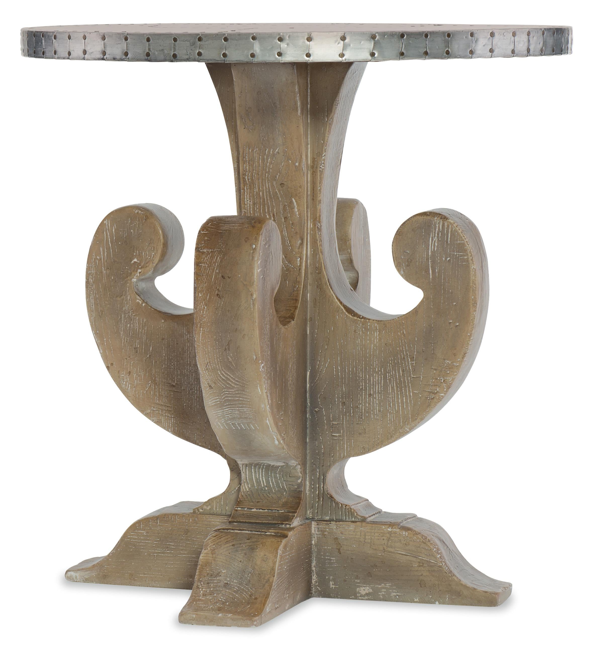 Boheme Lambik Round End Table - Luxury Home Furniture (MI)
