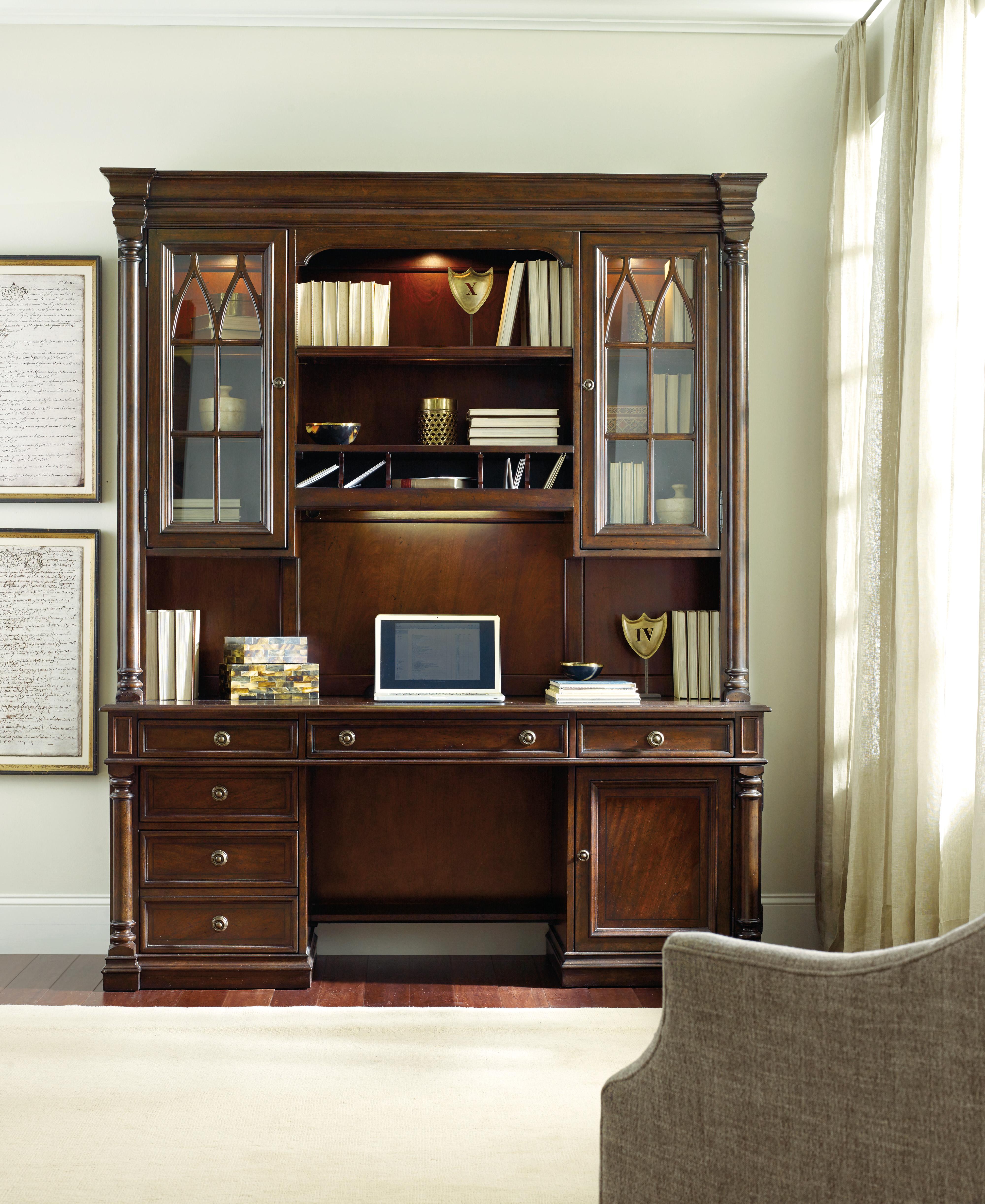 Leesburg Computer Credenza - Luxury Home Furniture (MI)
