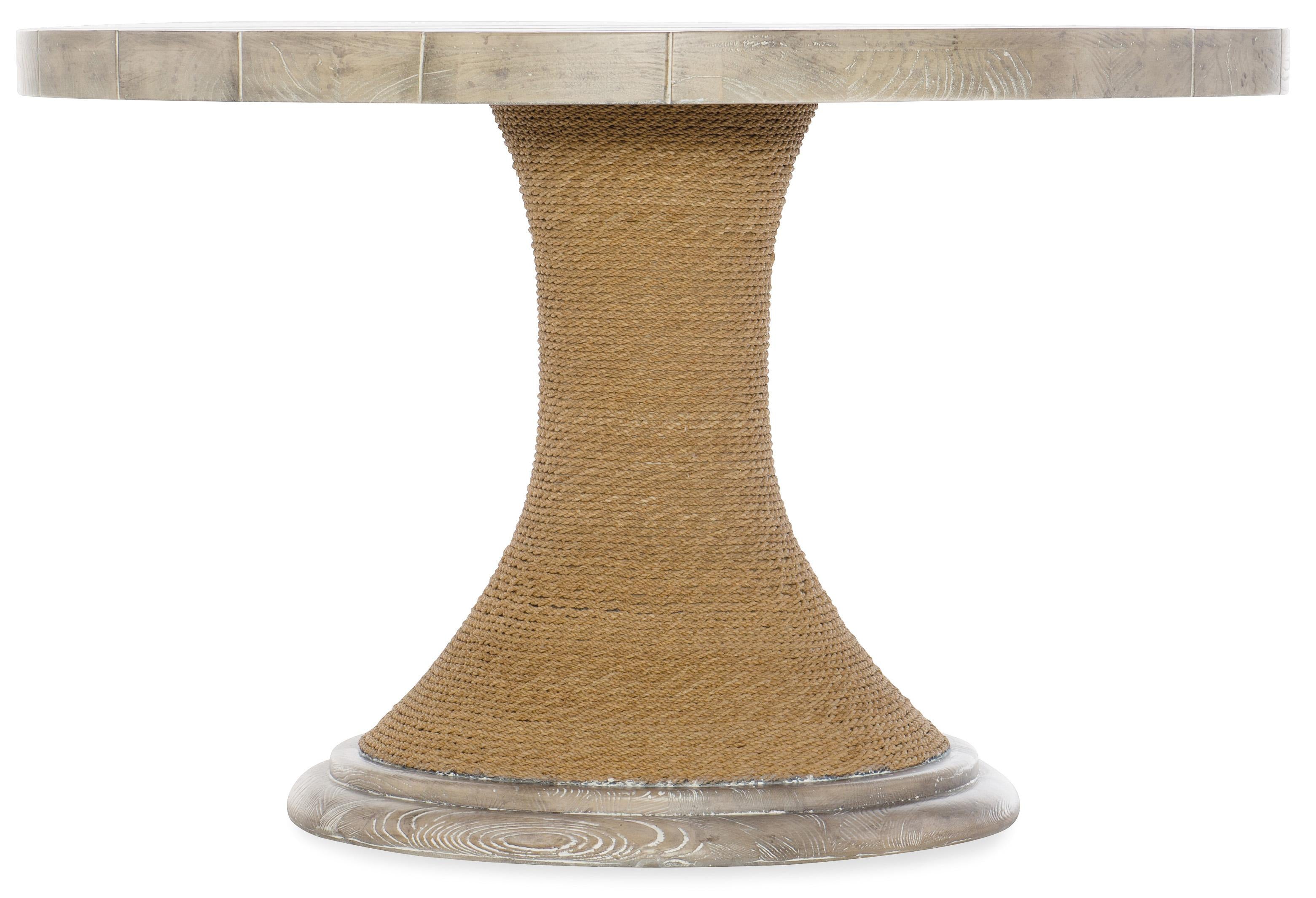 Amani 48in Round Pedestal Dining Table - Luxury Home Furniture (MI)