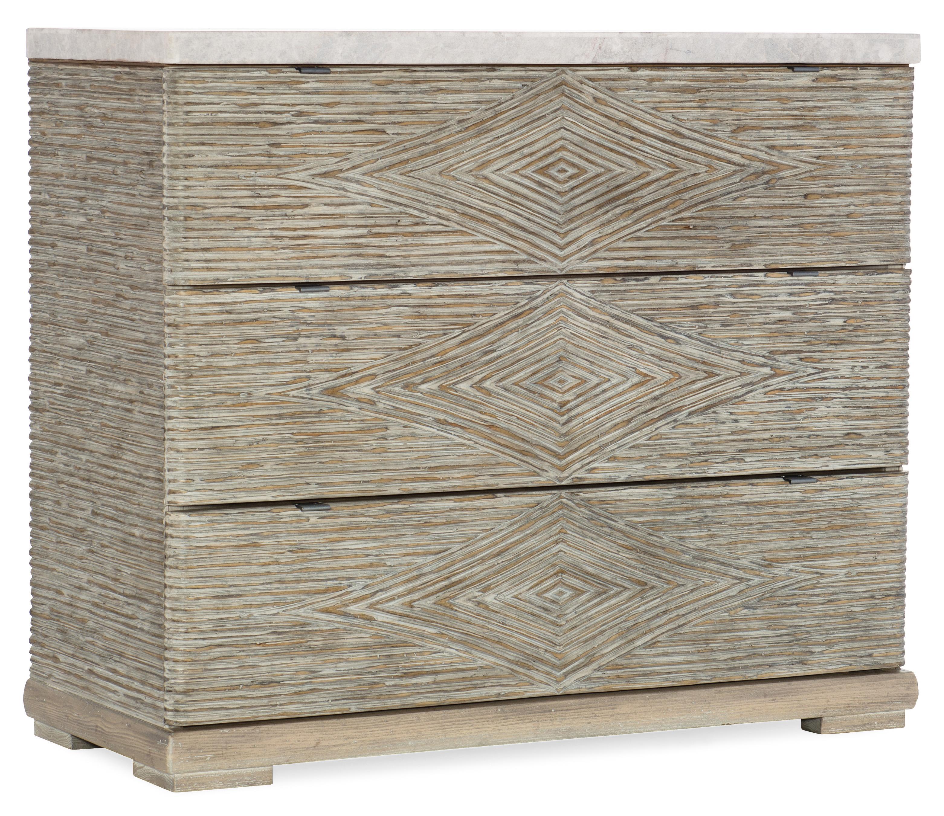 Amani Three-Drawer Accent Chest - Luxury Home Furniture (MI)