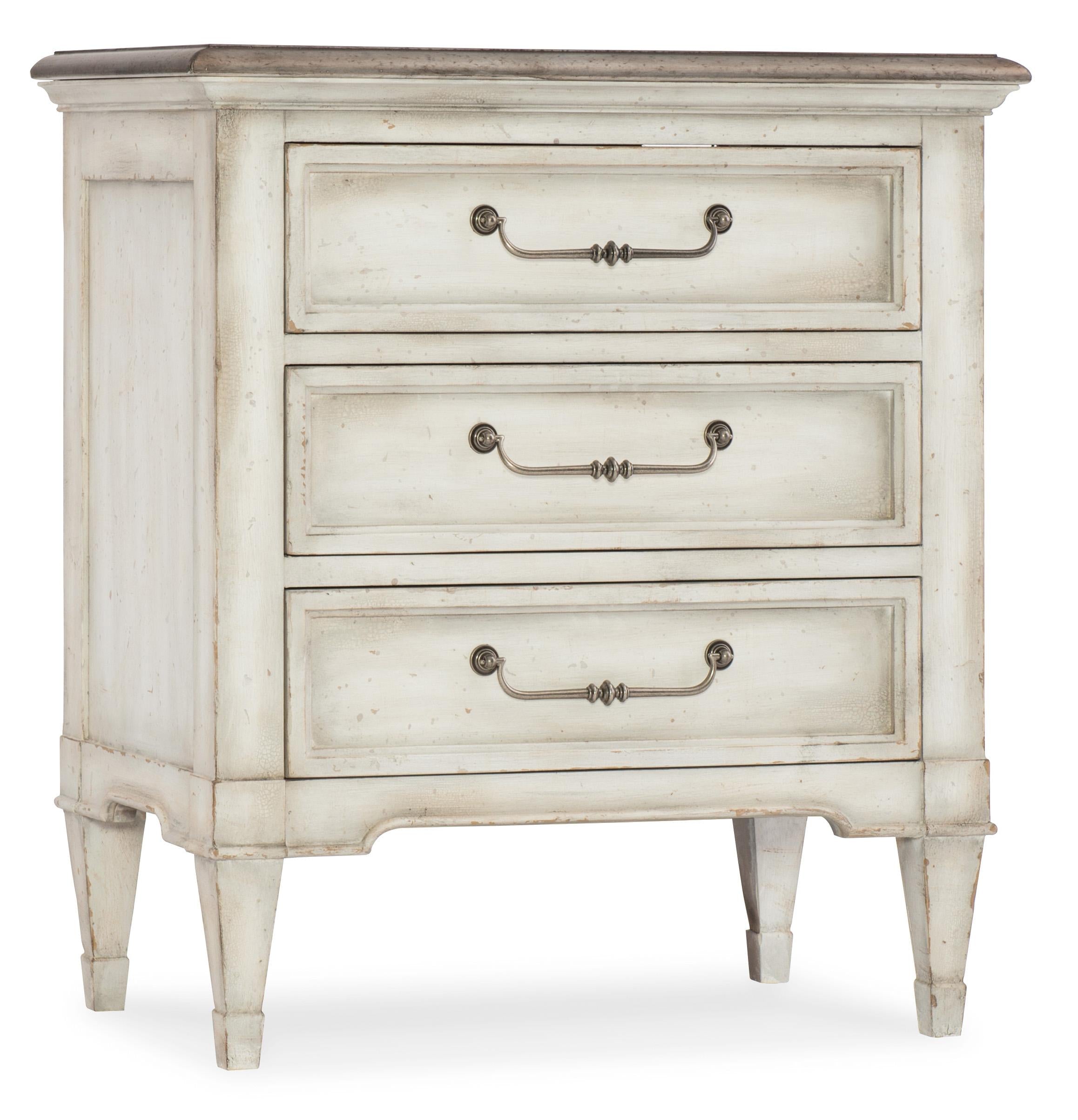 Arabella Three-Drawer Nightstand - Luxury Home Furniture (MI)