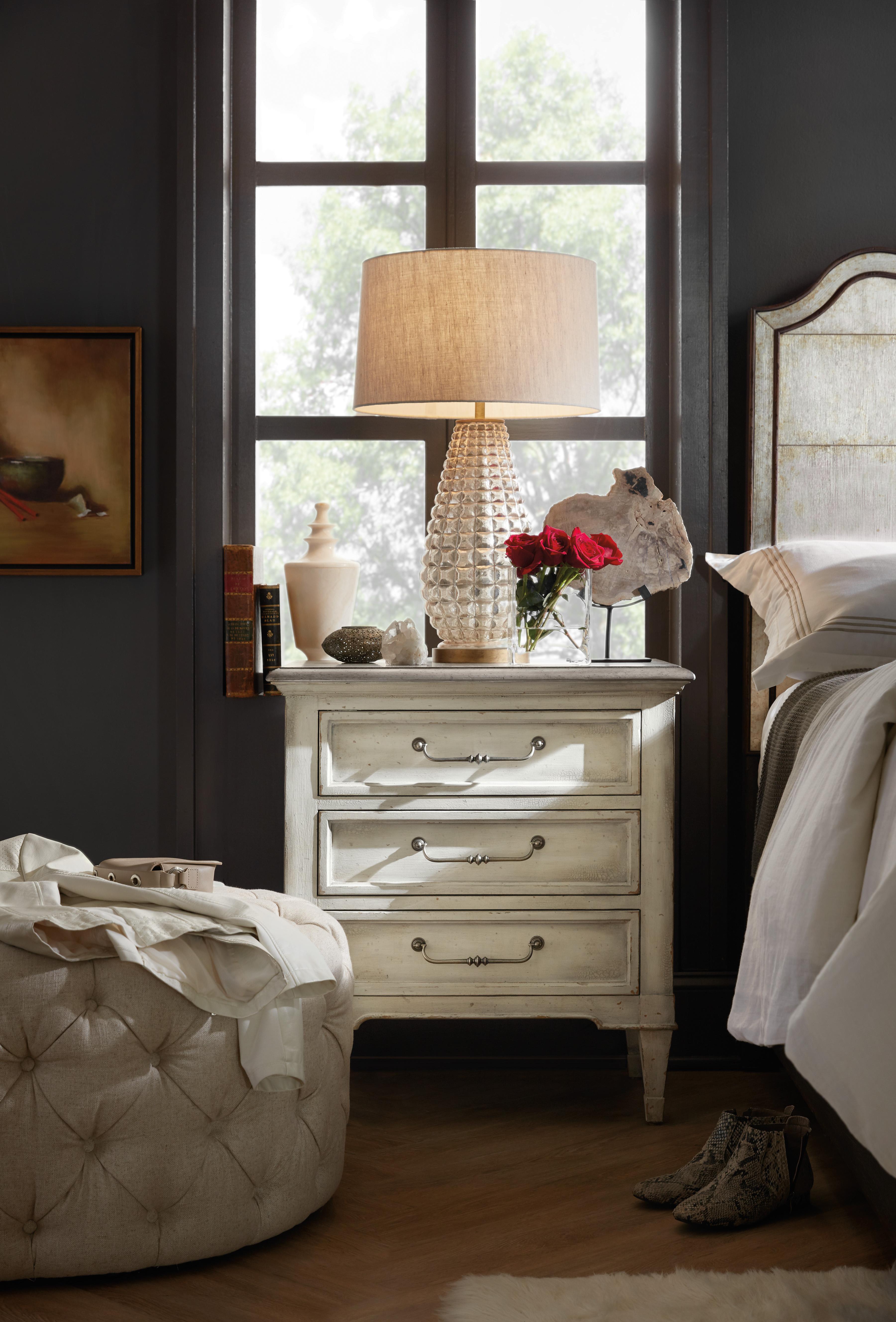 Arabella Three-Drawer Nightstand - Luxury Home Furniture (MI)