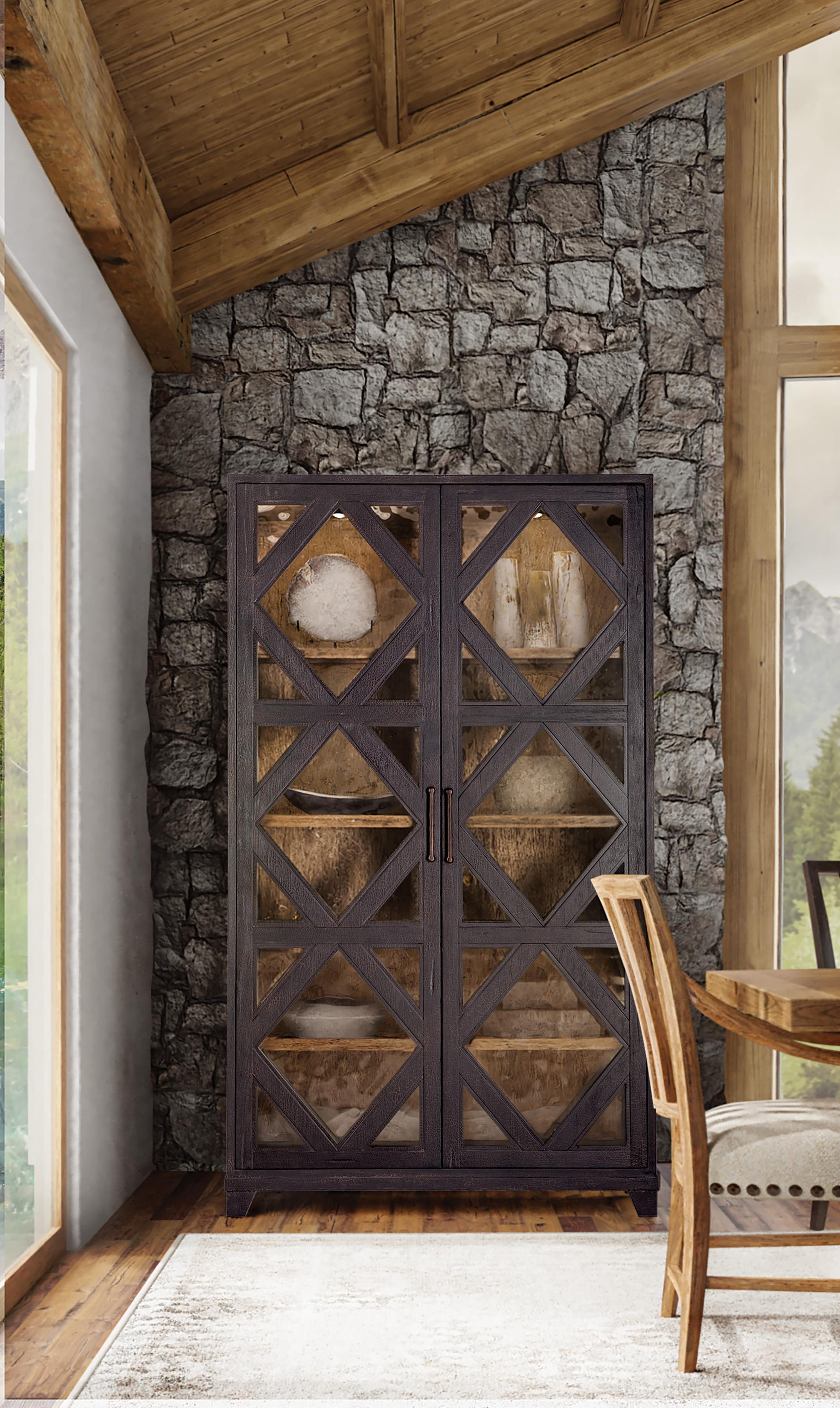 Big Sky Display Cabinet - Luxury Home Furniture (MI)