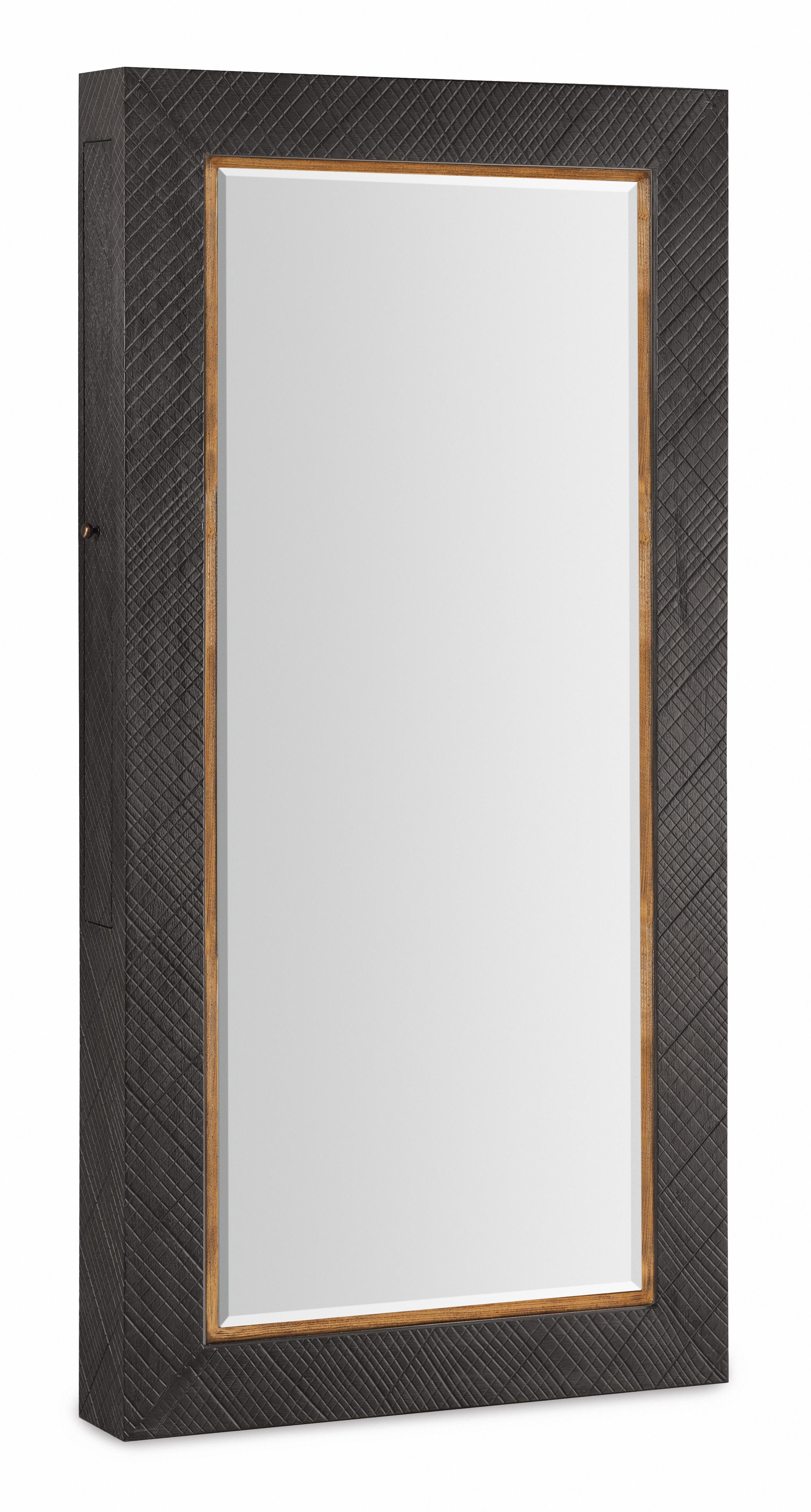 Big Sky Floor Mirror w/Jewelry Storage - Luxury Home Furniture (MI)