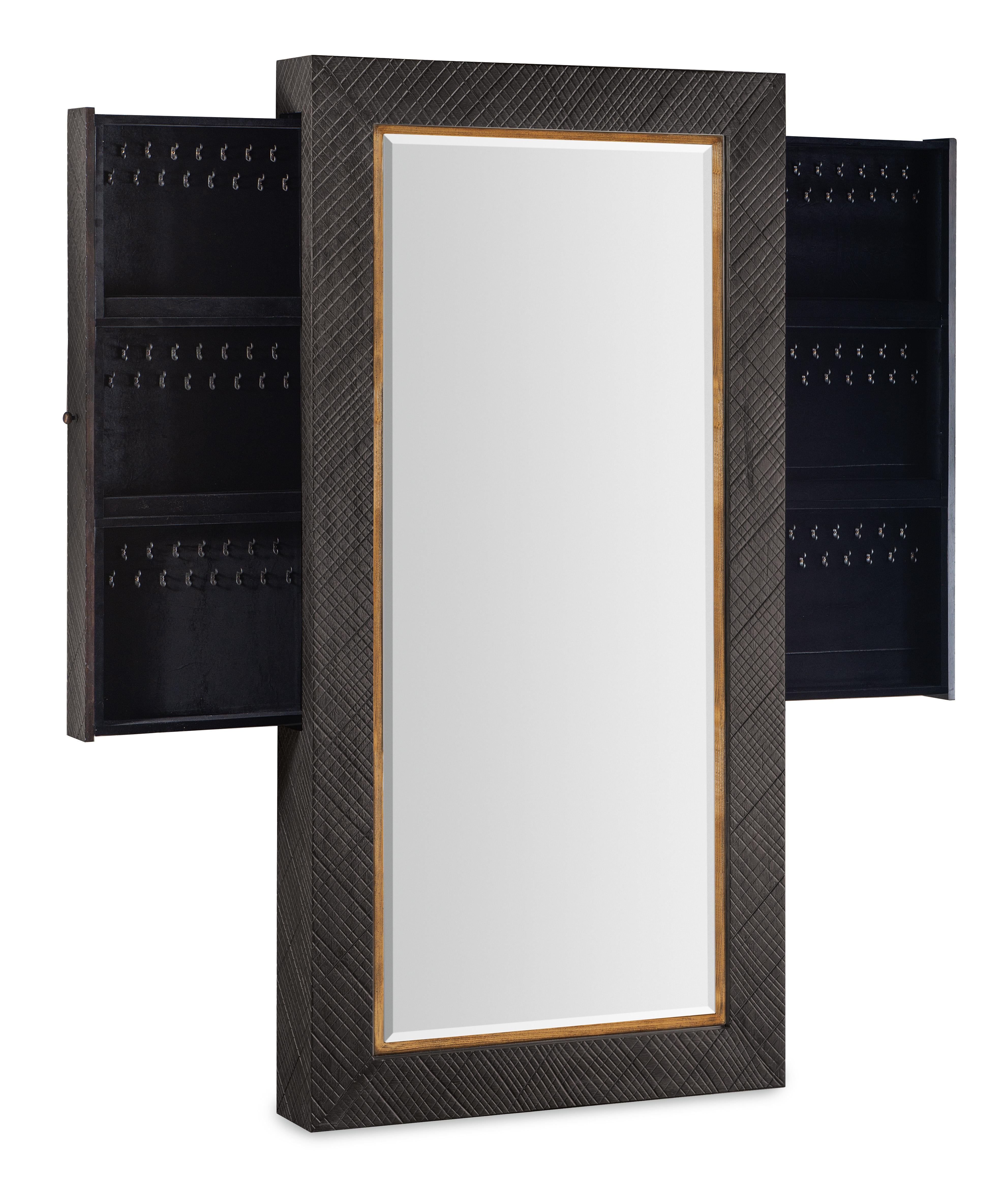 Big Sky Floor Mirror w/Jewelry Storage - Luxury Home Furniture (MI)